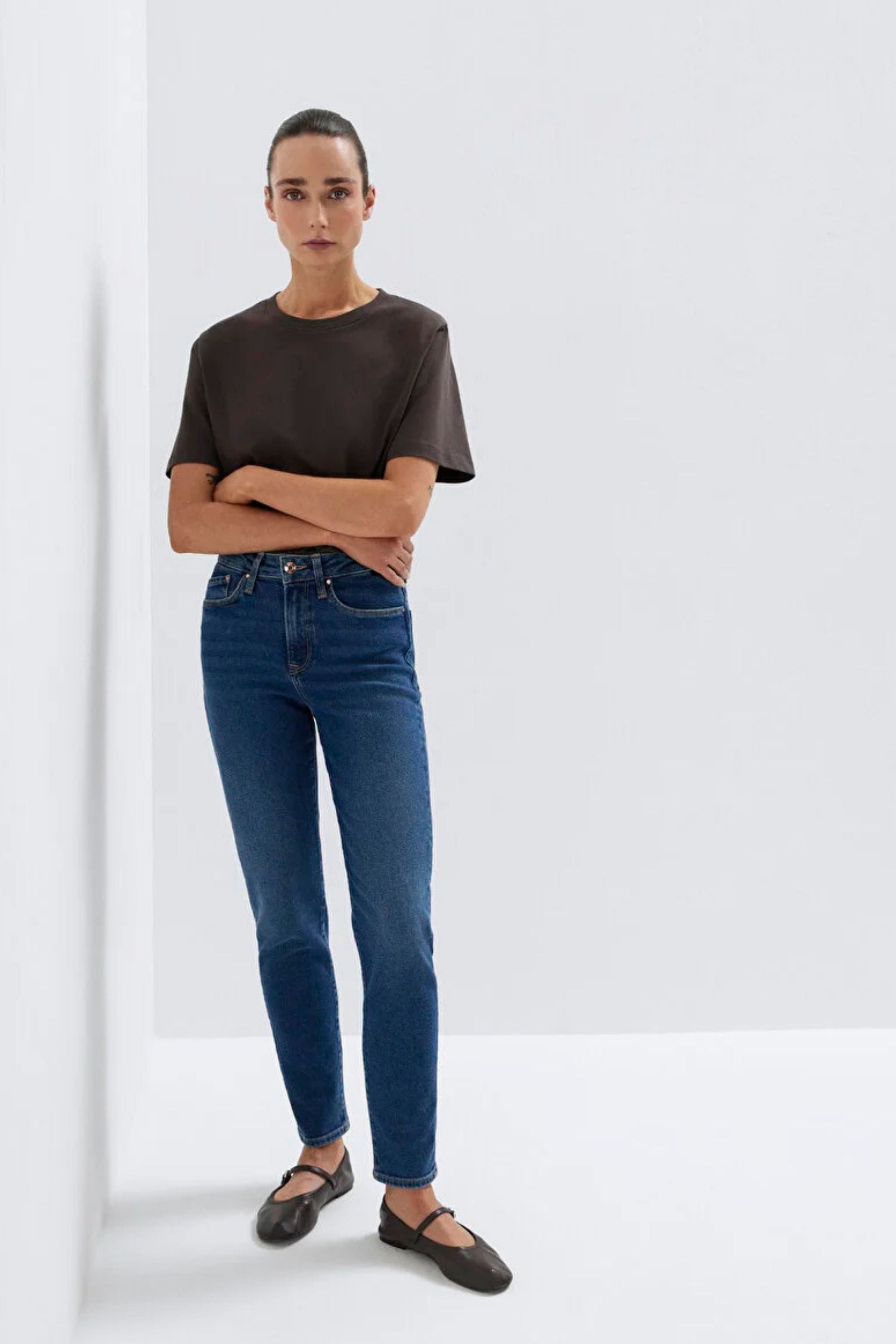 Mavi Cındy Dark Gold Shape Kadın Jean Pantolon M100277-33
