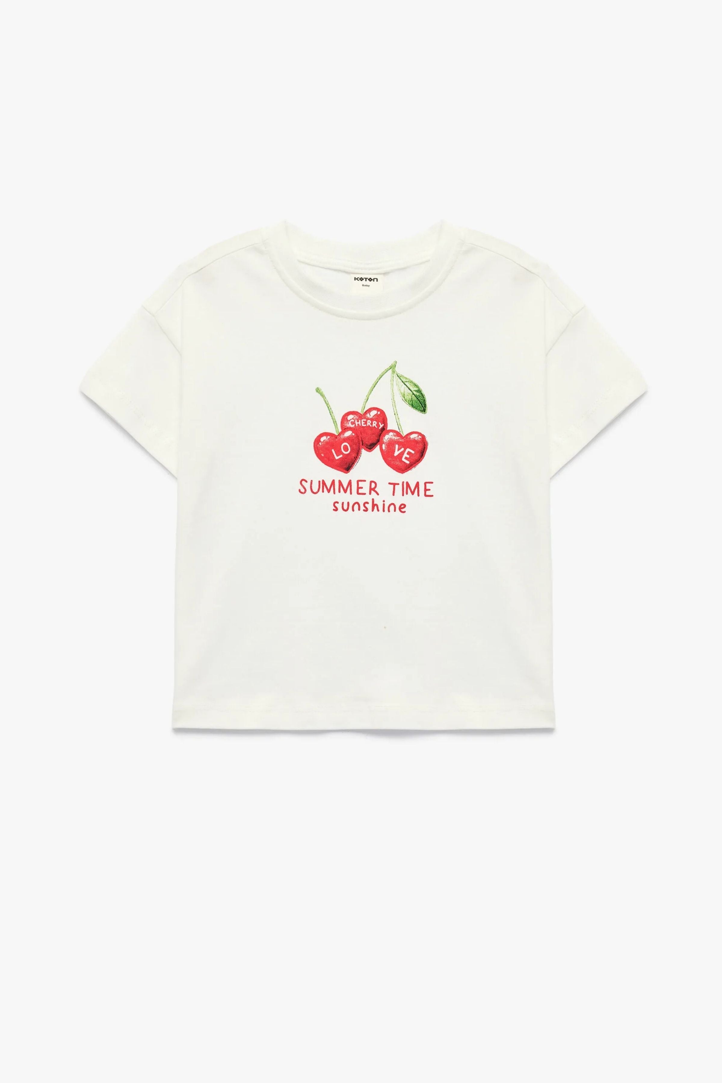 Koton Kız Bebek Tişört 6smg10152ak010