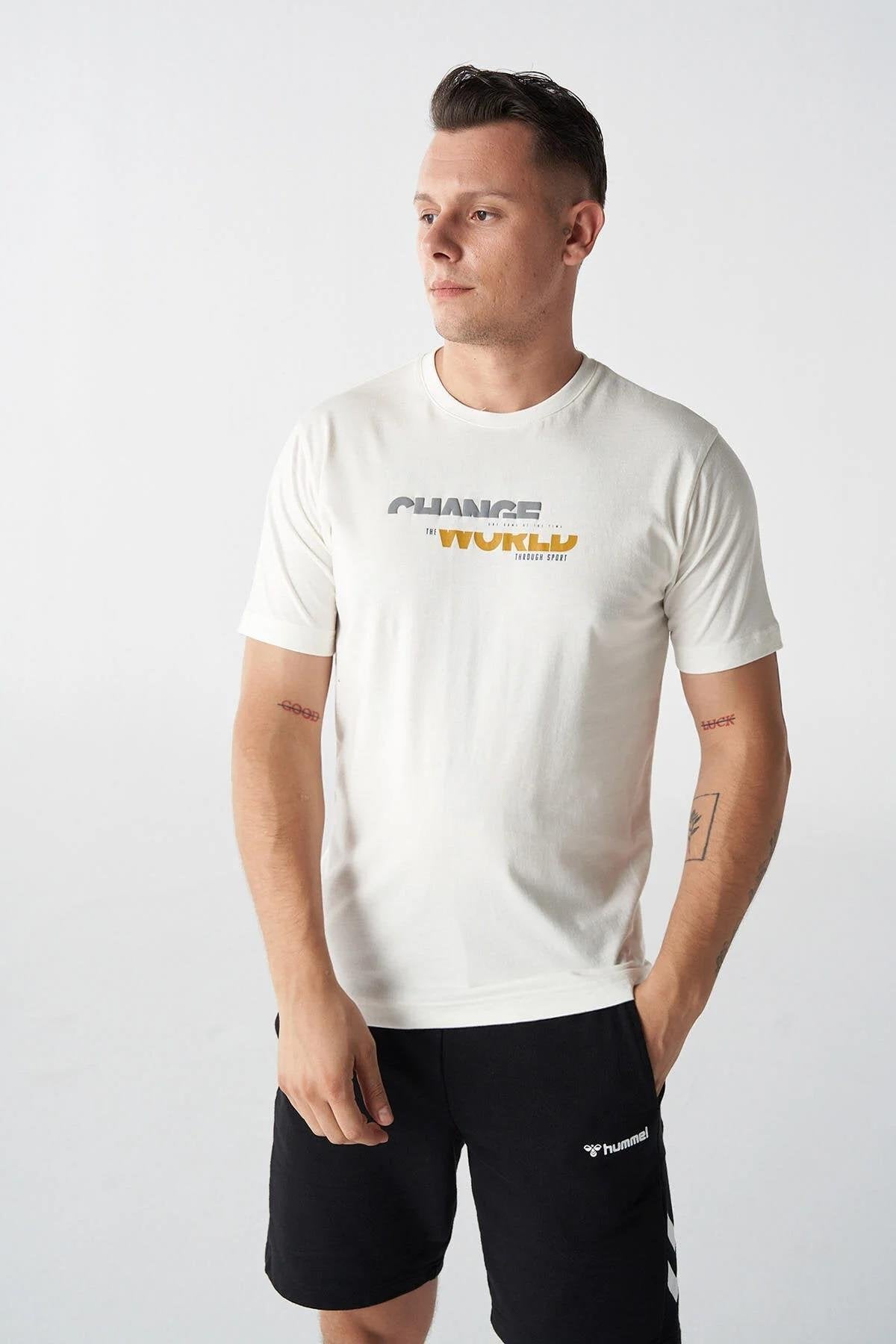 Hummel Divide Erkek Tişört 911794-9003