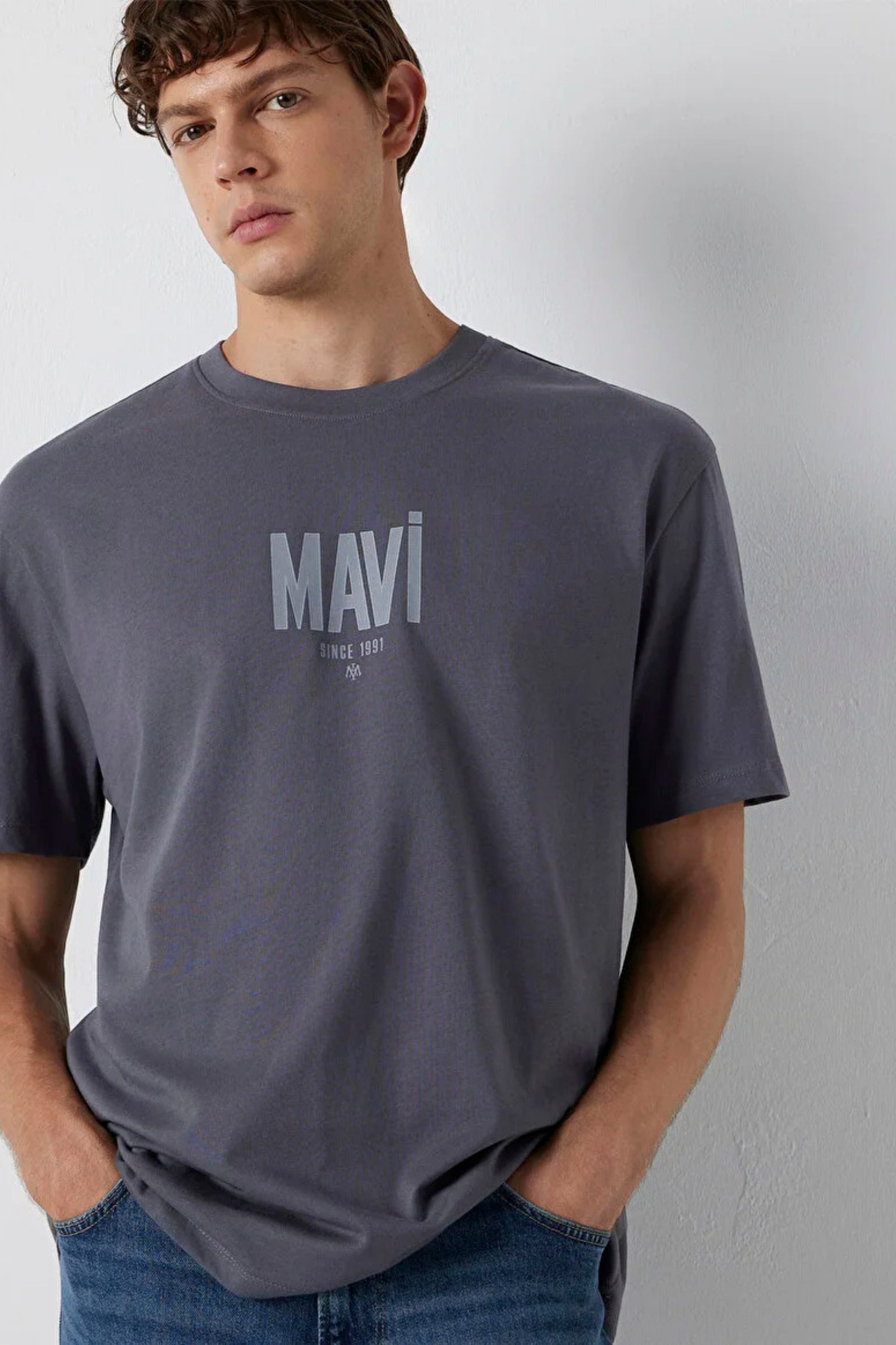Mavi Logo Erkek Tişört M0613570-85540