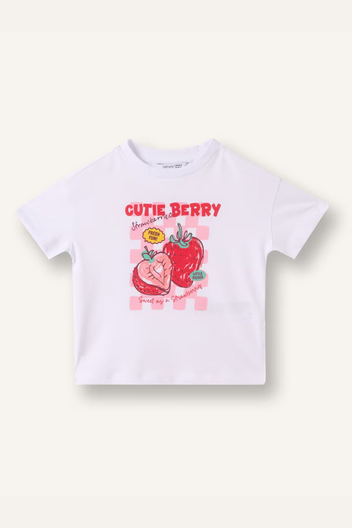 Defacto Kız Bebek Tişört H8231a5wt36
