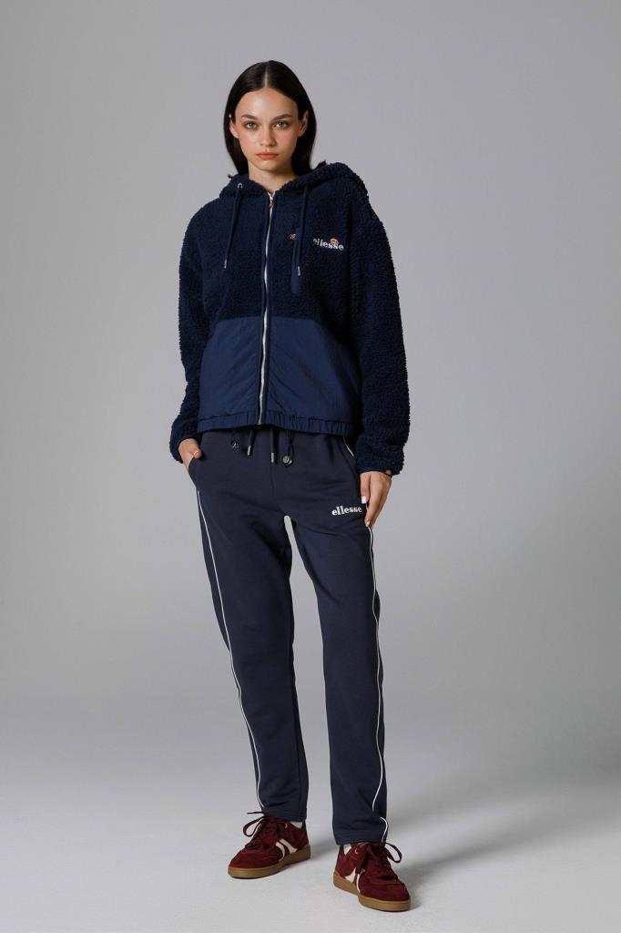 Ellesse Fermuarlı Kapüşonlu Kadın Sweat EF181-NV