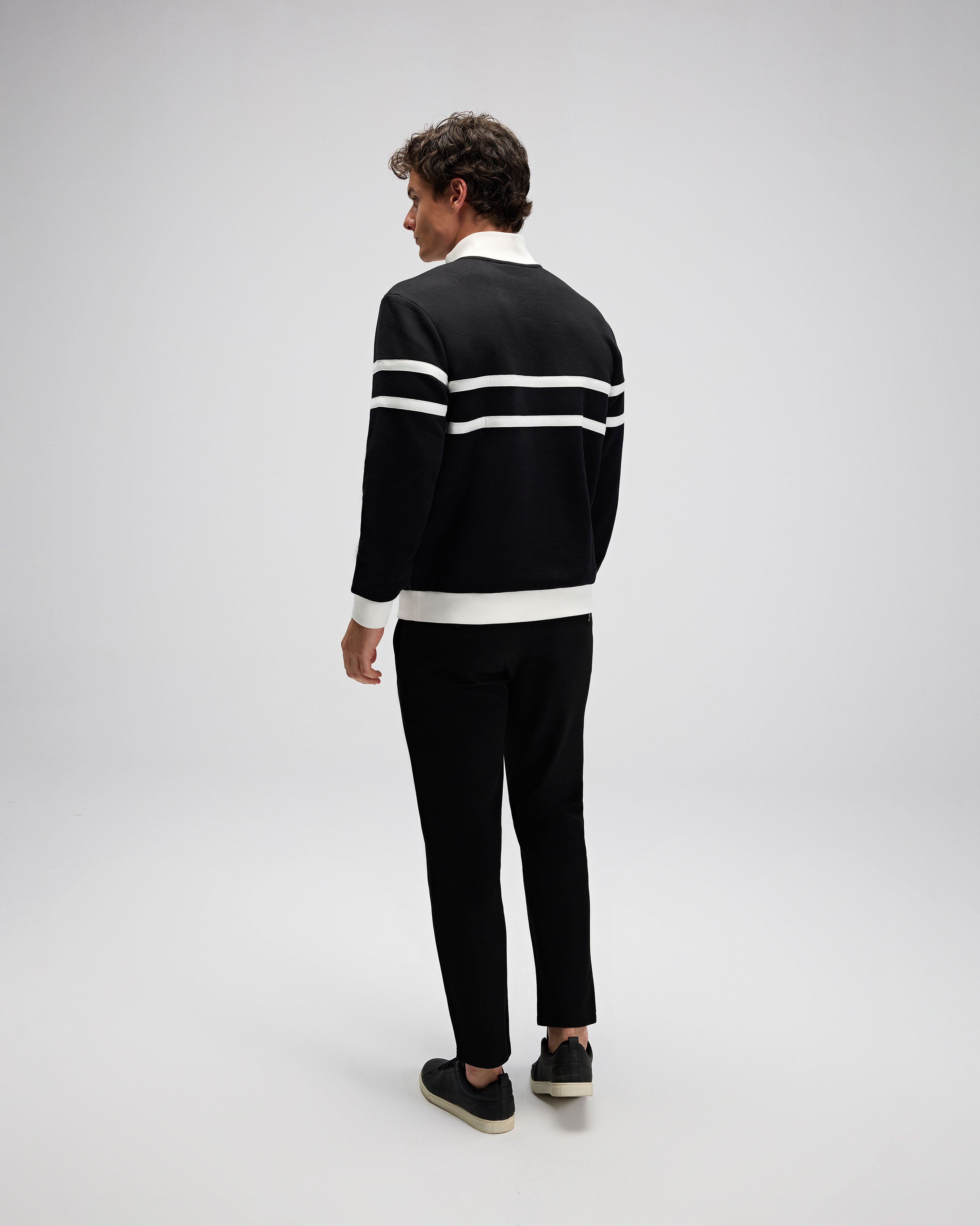 Ellesse Erkek Yarım Fermuarlı Sweat Em619-Bk