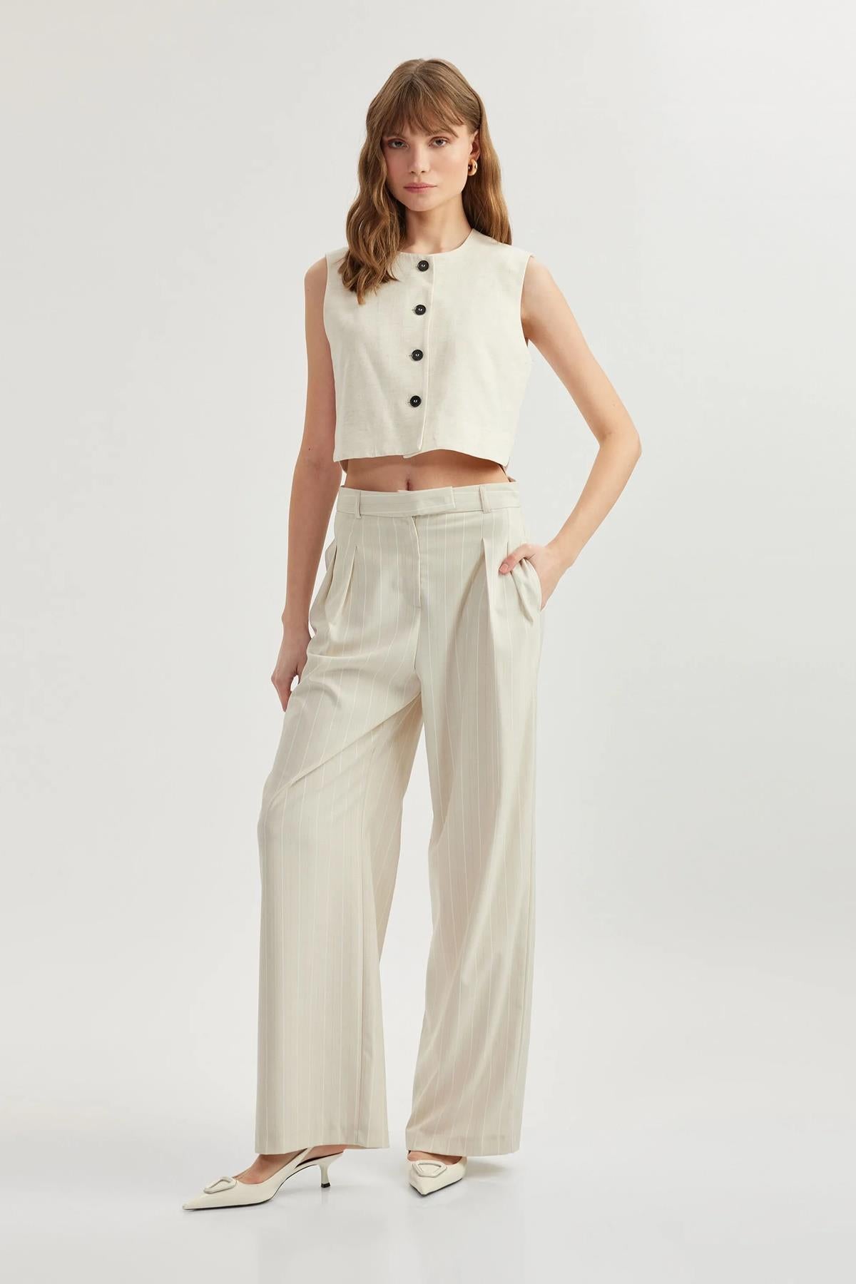 Koton Kadın Pantolon 5Sak40064Uw0S5