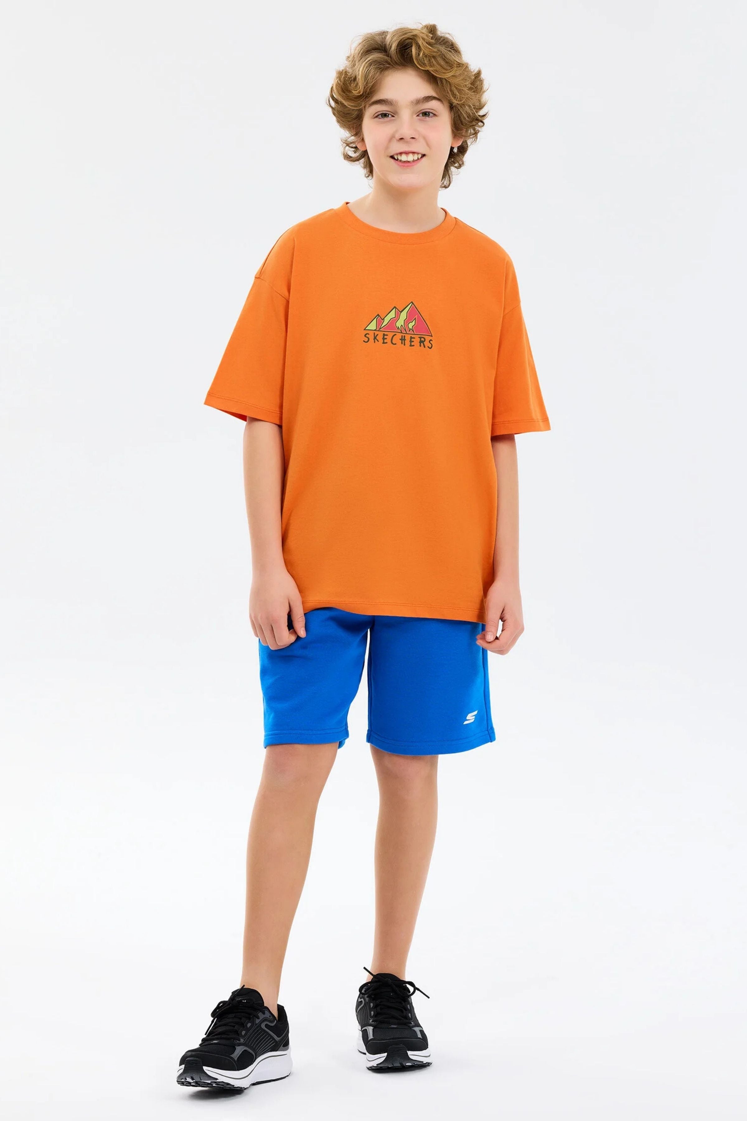Skechers B Graphic Oversize Erkek Çocuk Tişört SK2610014-4223