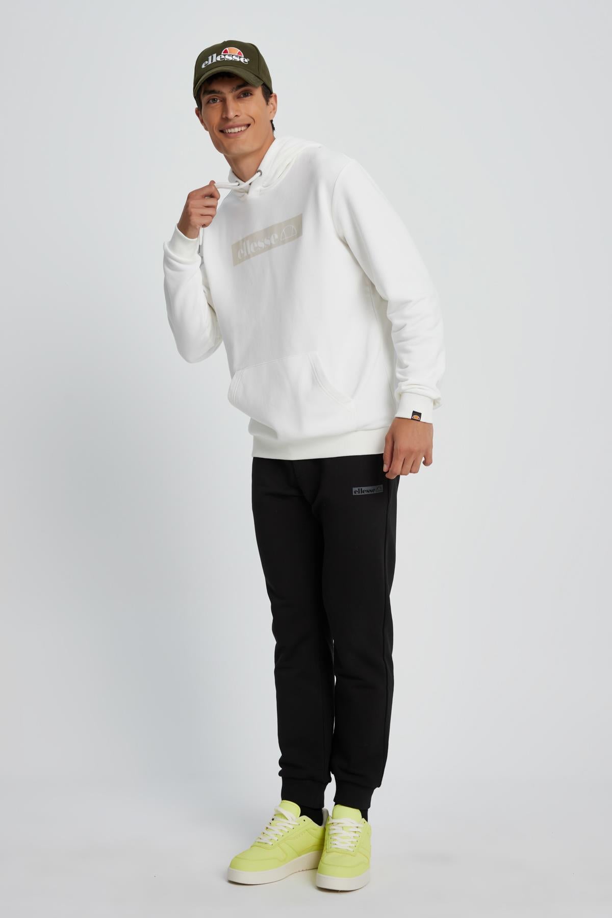 Ellesse Erkek Kapüşonlu Sweatshirt EM075-ECR