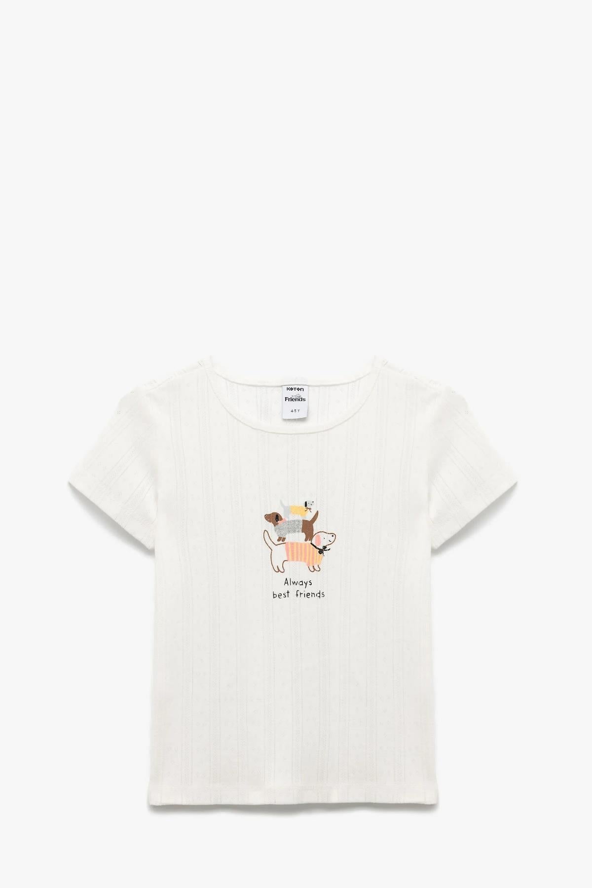 Koton Kız Bebek Tişört 5Smg10151Ak010