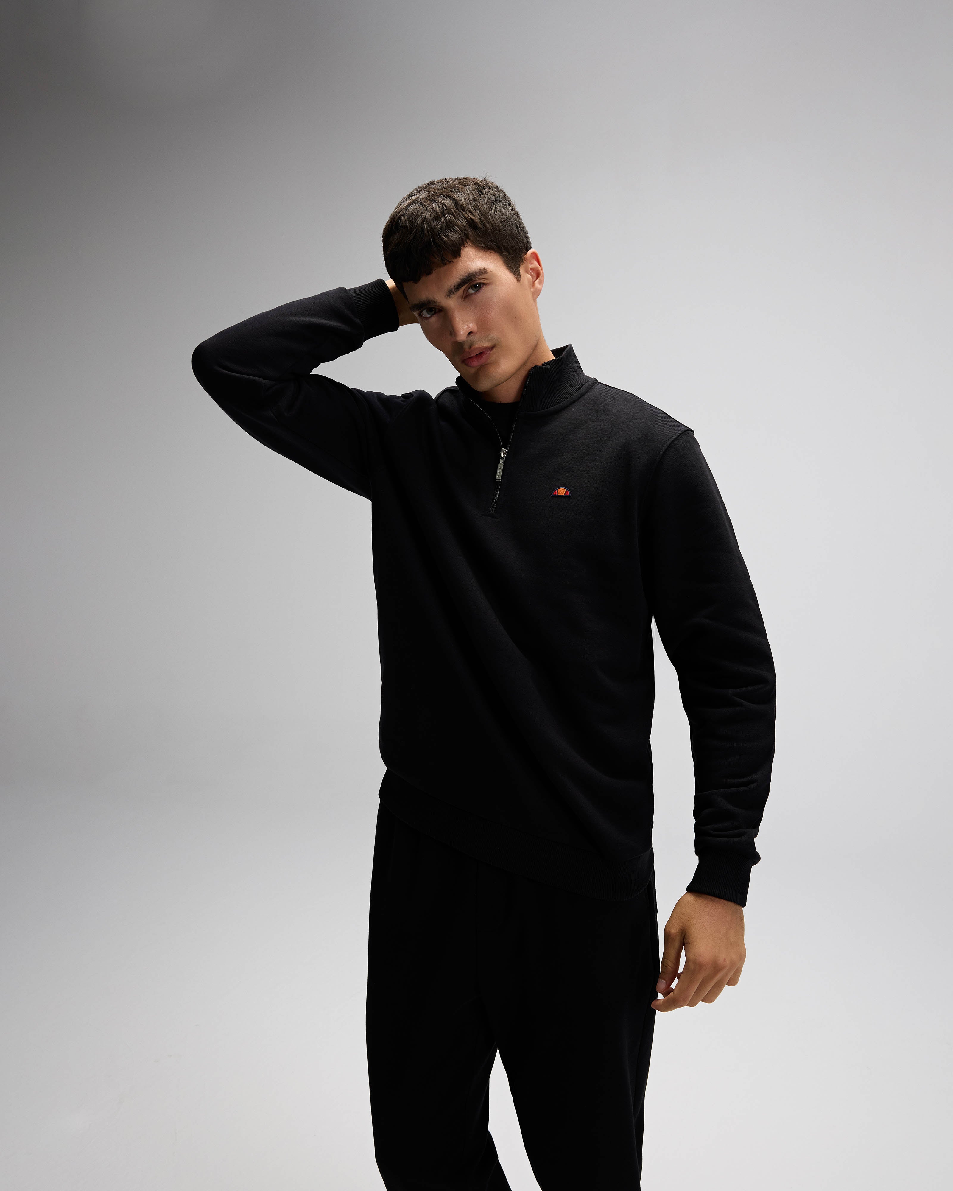 Ellesse Erkek Yarım Fermuarlı Sweat Em580-Bk