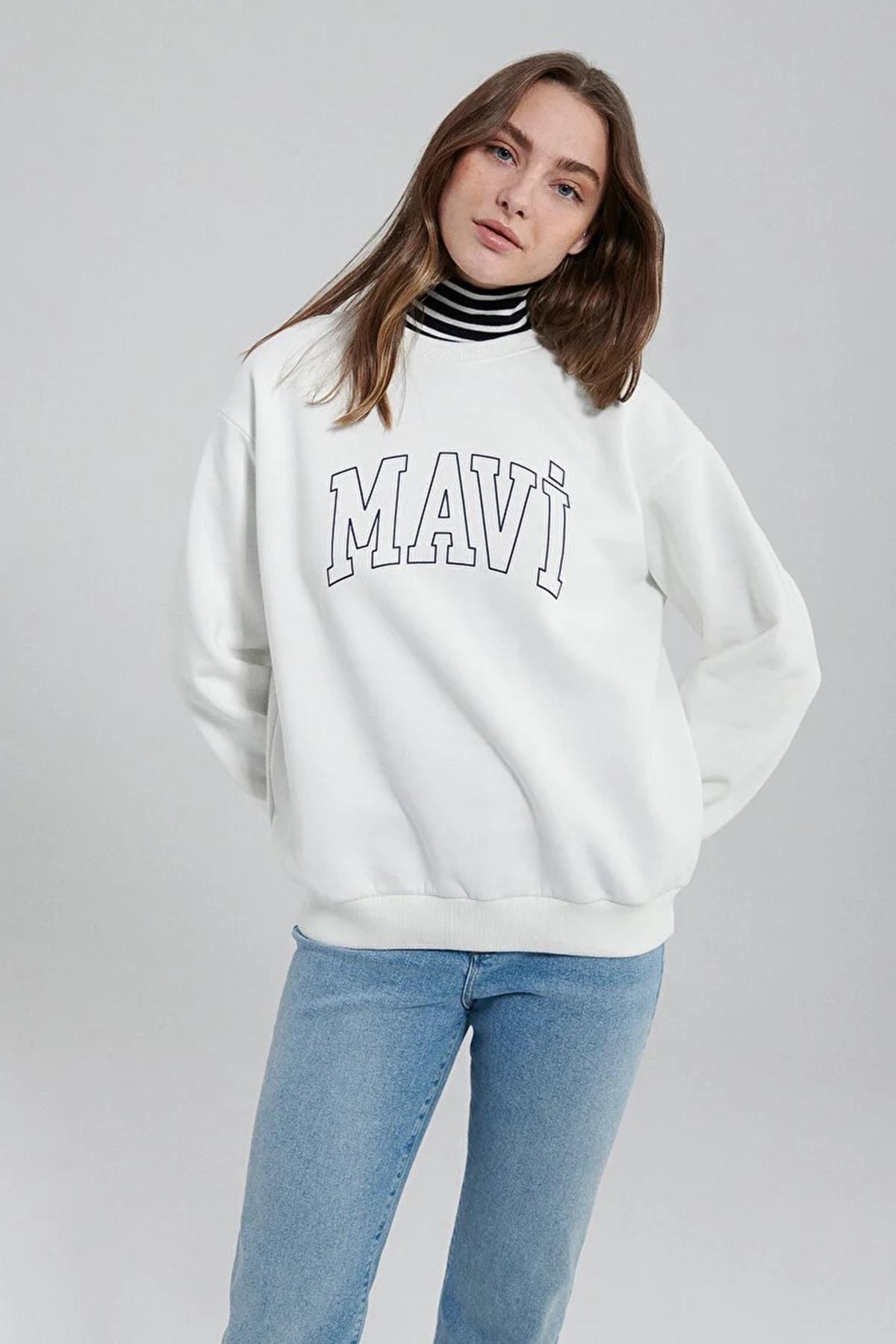 Mavi Logo Kadın Sweat M1611192-7