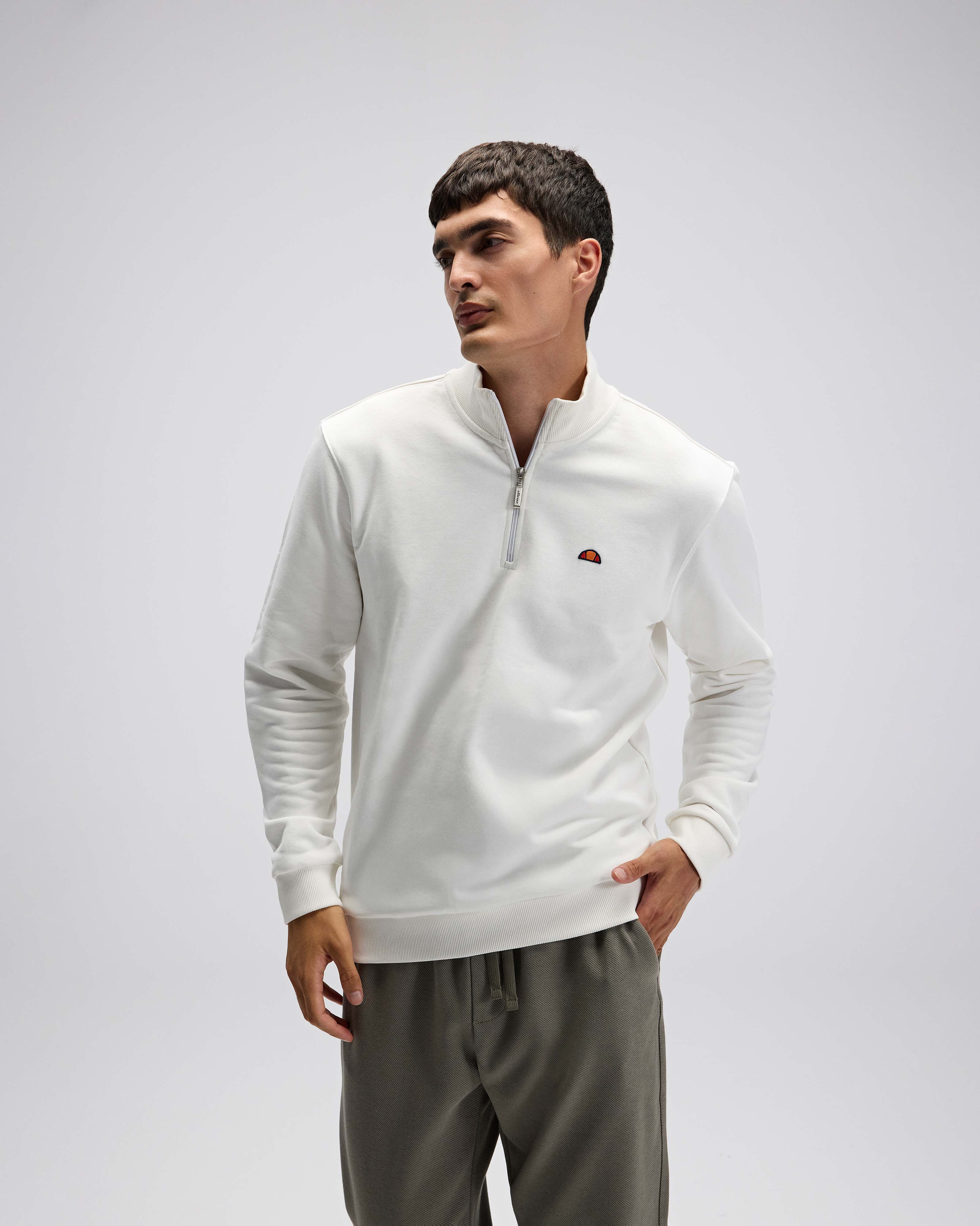 Ellesse Erkek Yarım Fermuarlı Sweat Em580-Of