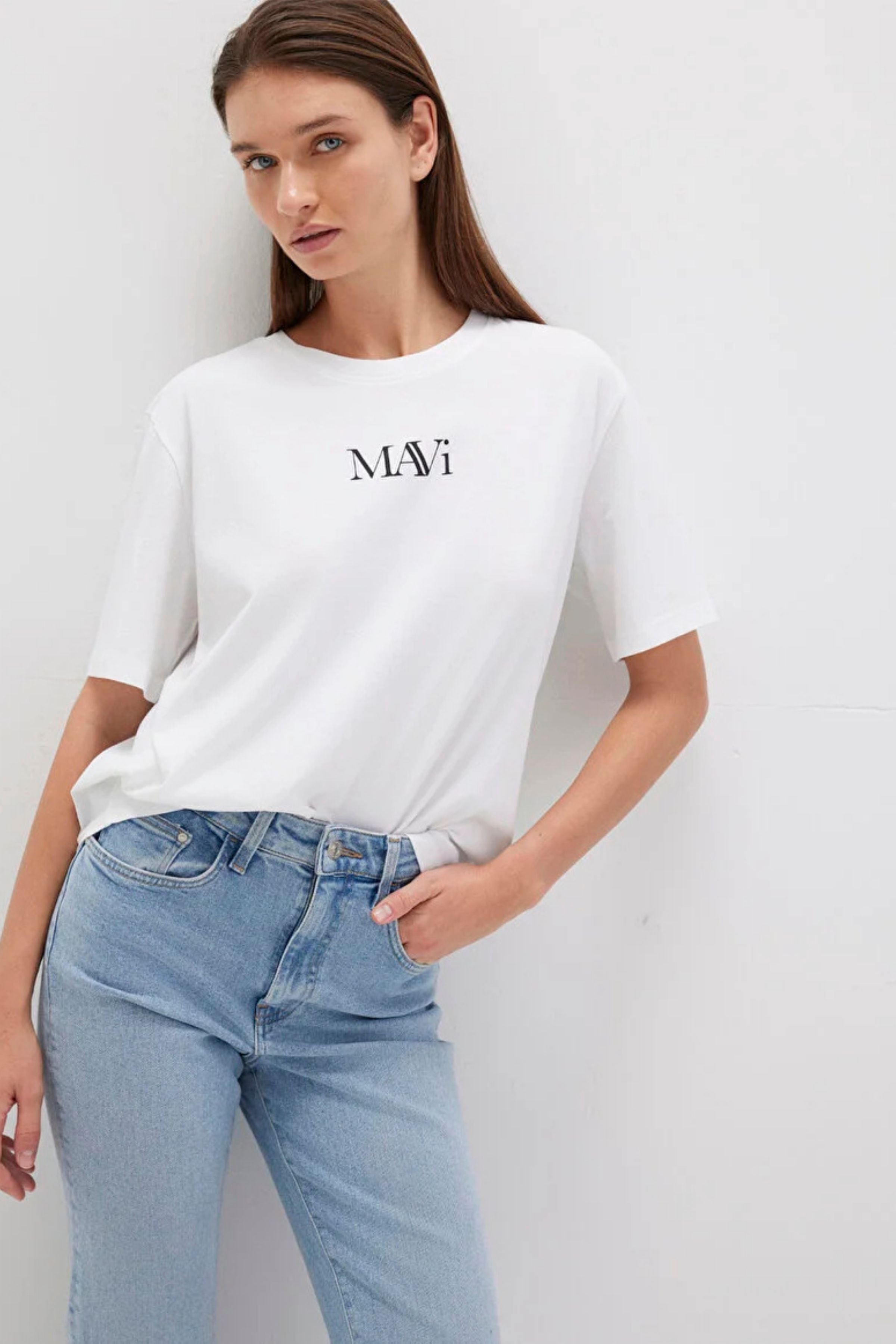 Mavi Logo Kadın Tişört M1611594-9