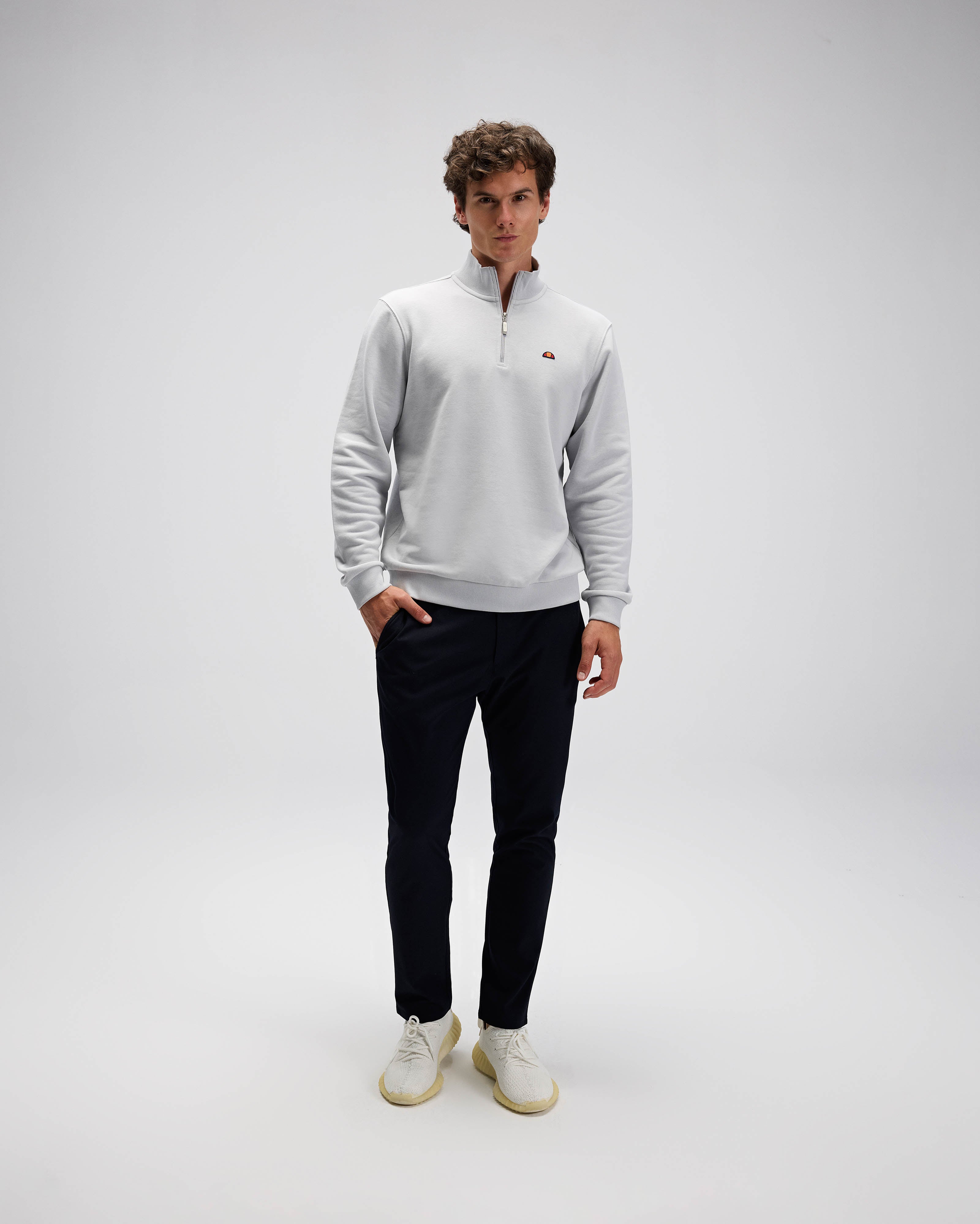 Ellesse Erkek Yarım Fermuarlı Sweat Em580-Gı
