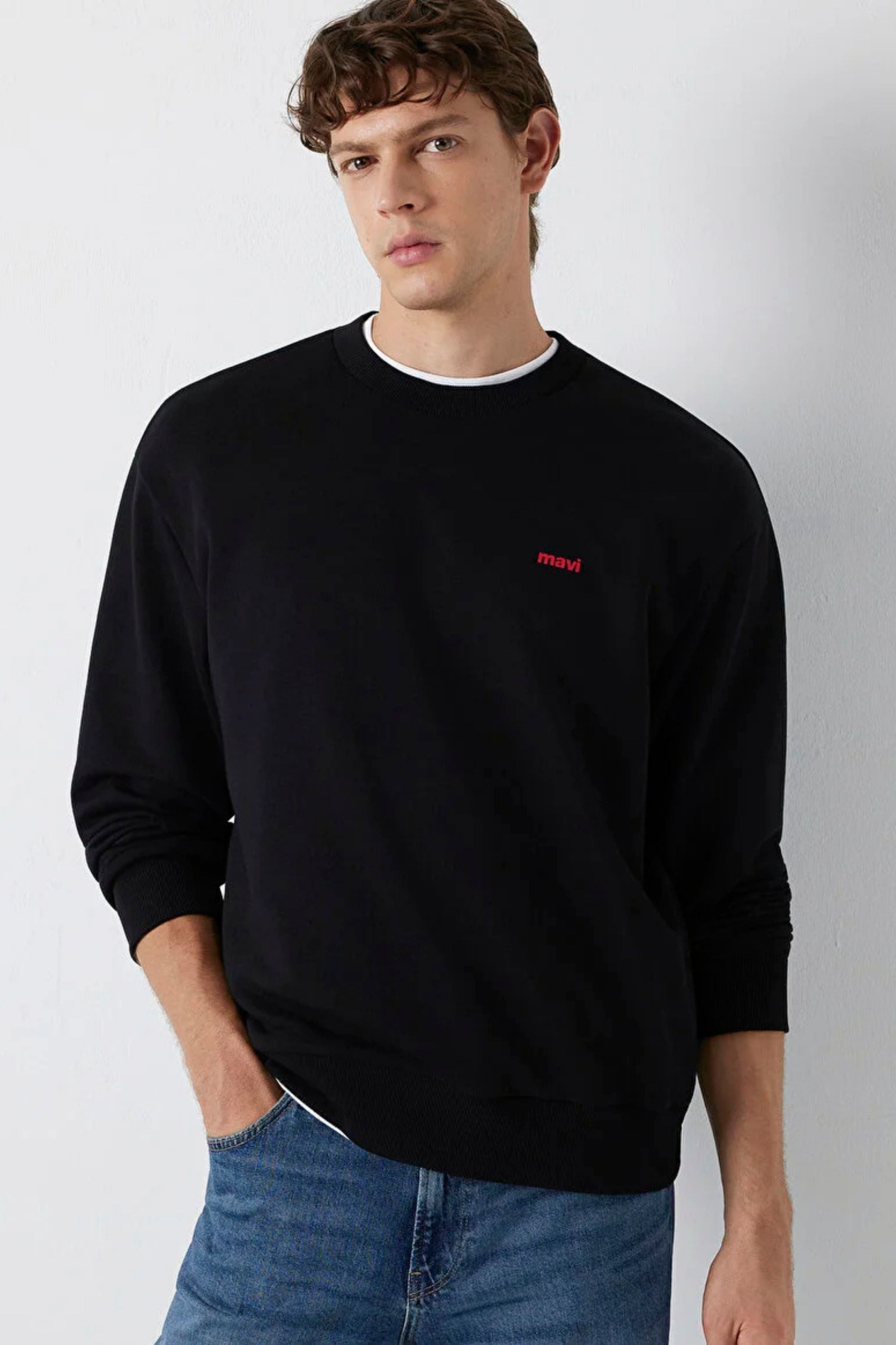 Mavi Bisiklet Yaka Erkek Sweat M0S10643-900