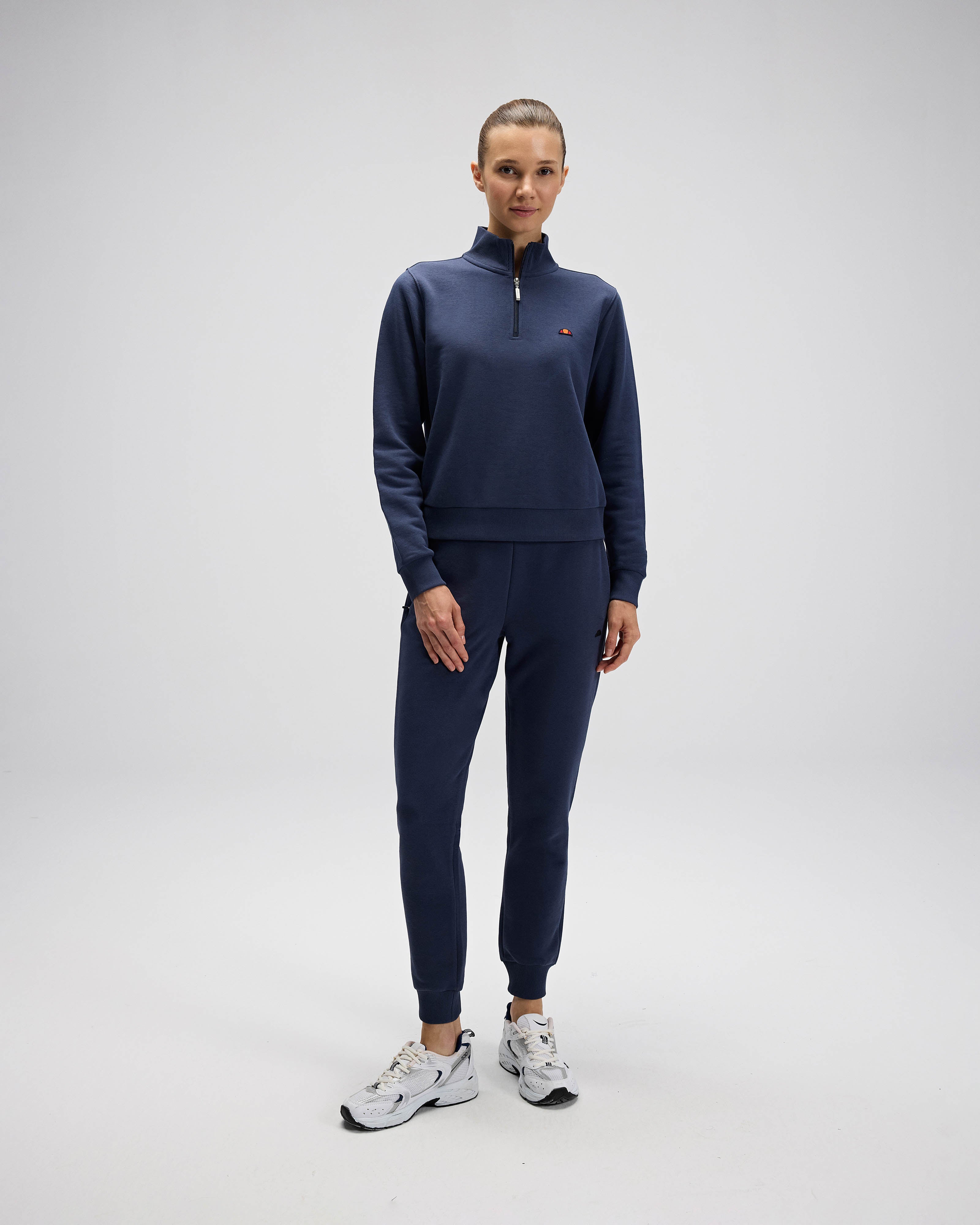 Ellesse Kadın Yarım Fermuarlı Sweat Ef557-Nv