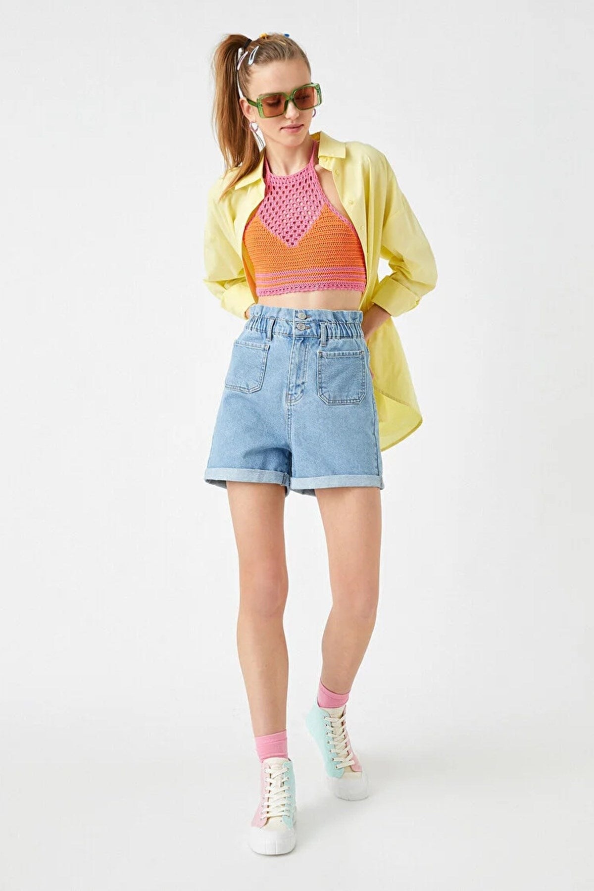 Koton Kadın Jean Şort  22627