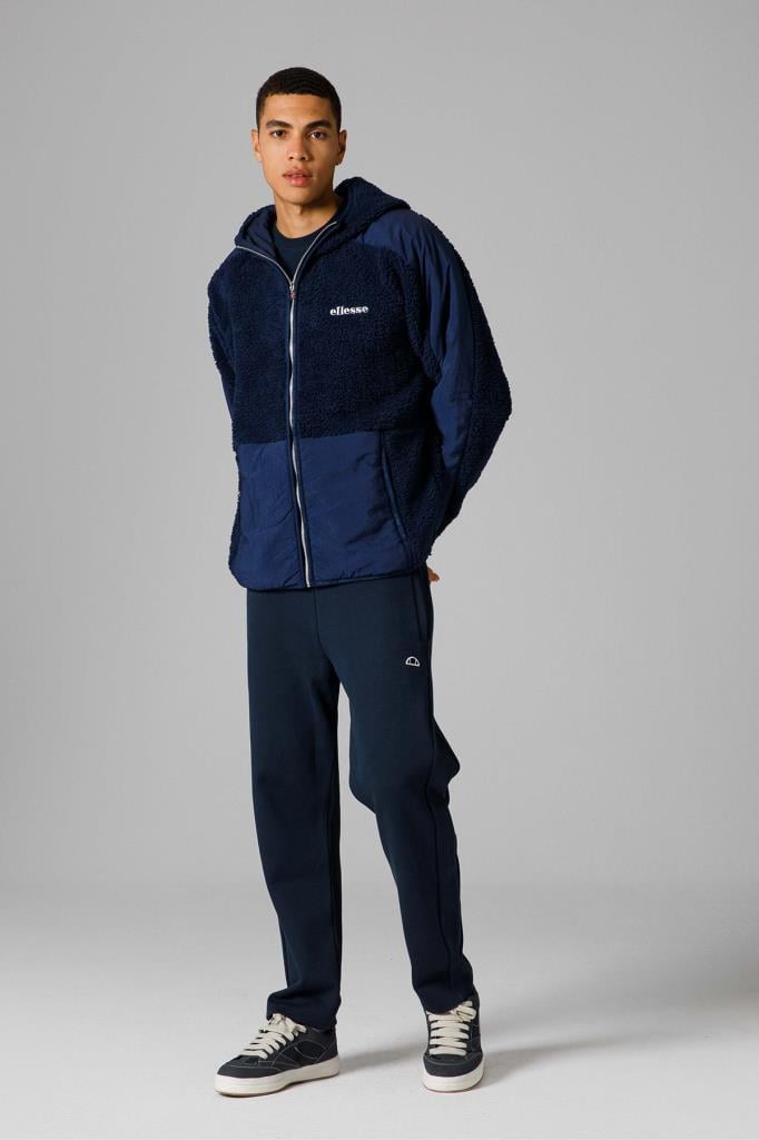 Ellesse Fermuarlı Kapüşonlu Erkek Sweat EM250-NV