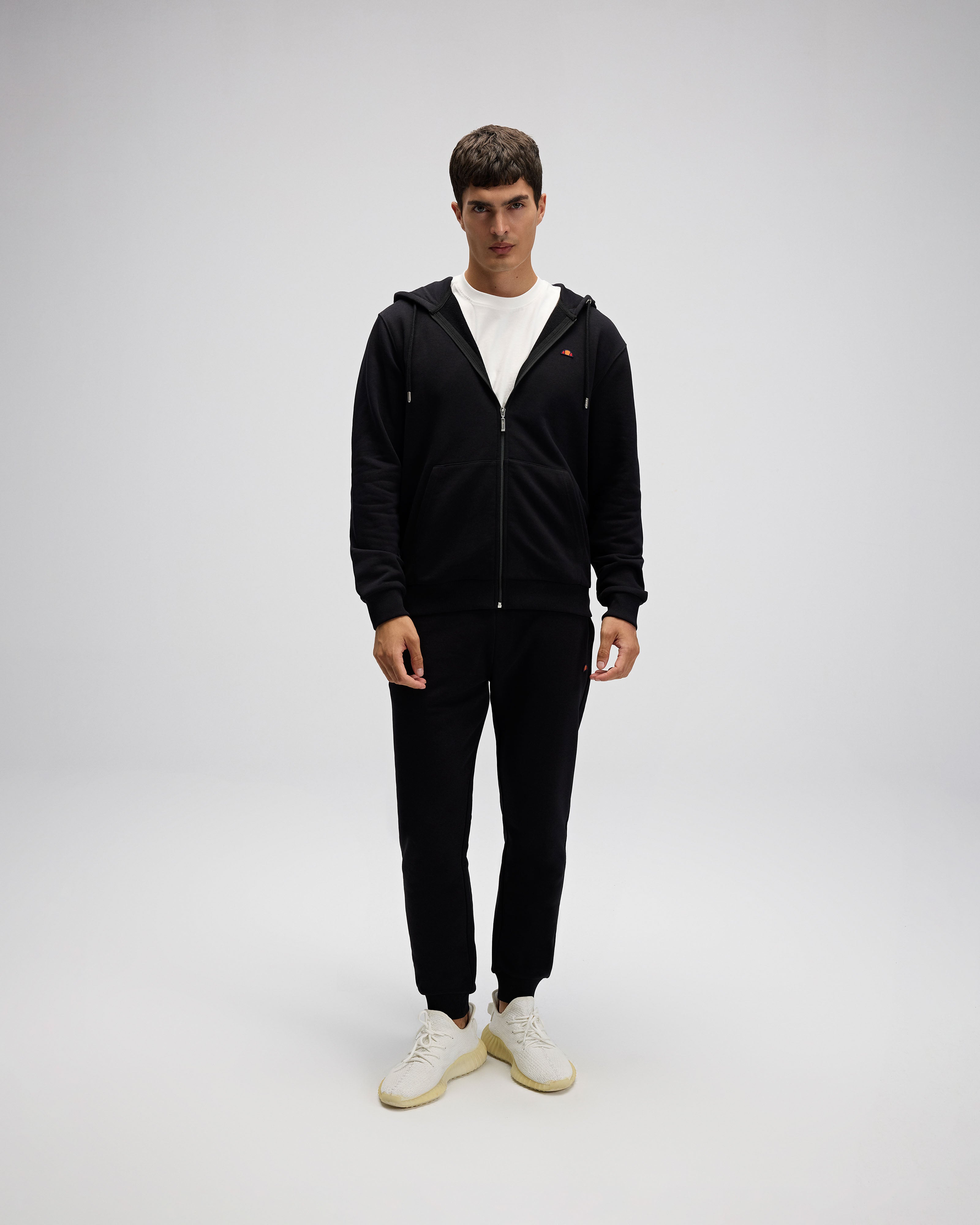 Ellesse Erkek Fermuarlı Kapüşonlu Sweat Em581-Bk