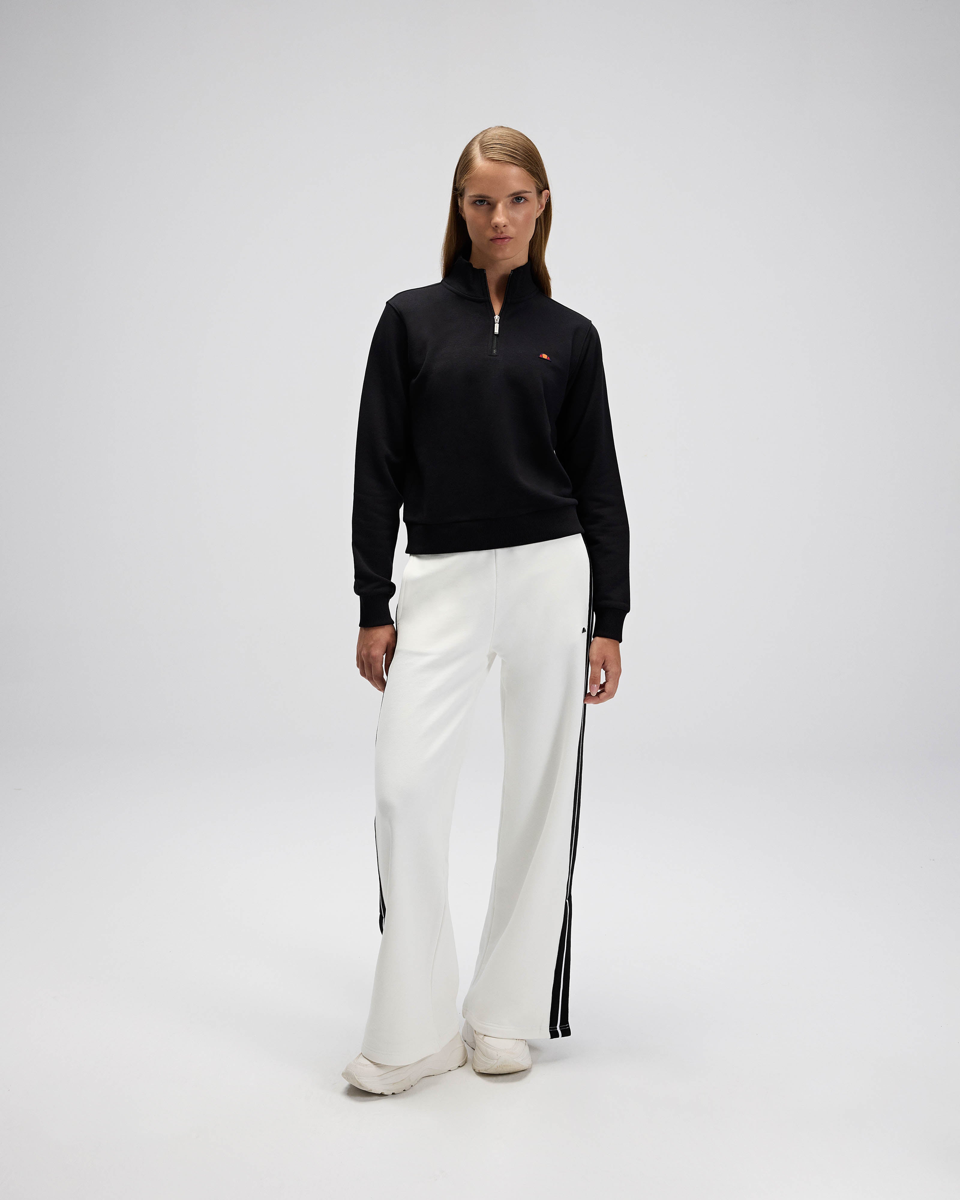 Ellesse Kadın Yarım Fermuarlı Sweat Ef557-Bk