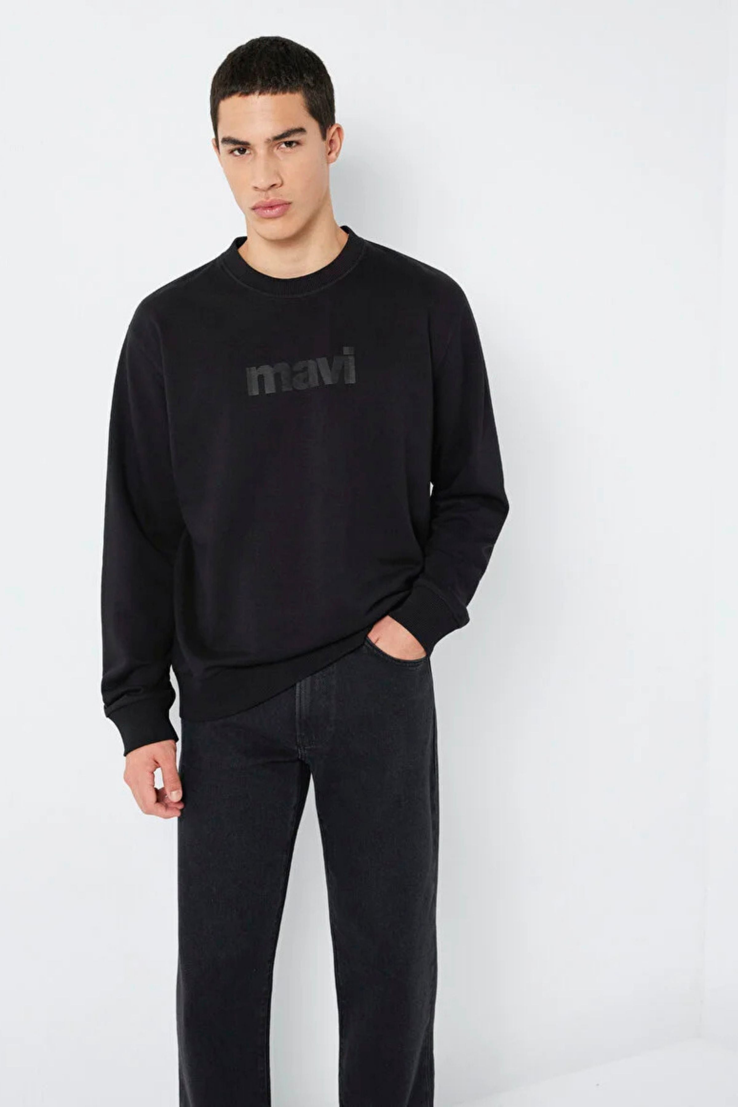 Mavi Bisiklet Yaka Erkek Sweat M0S10551-900