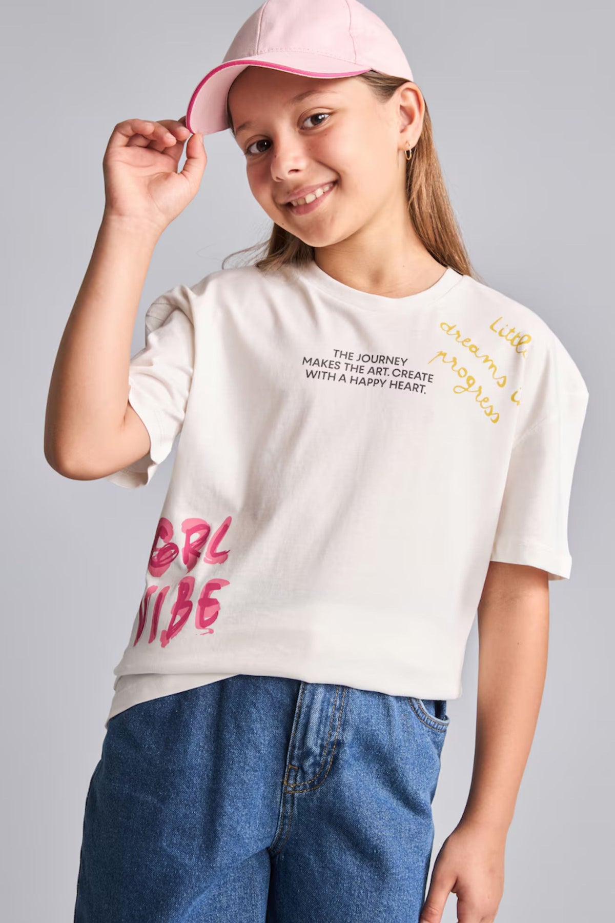 Defacto Kız Çocuk Tişört H7248a8er98