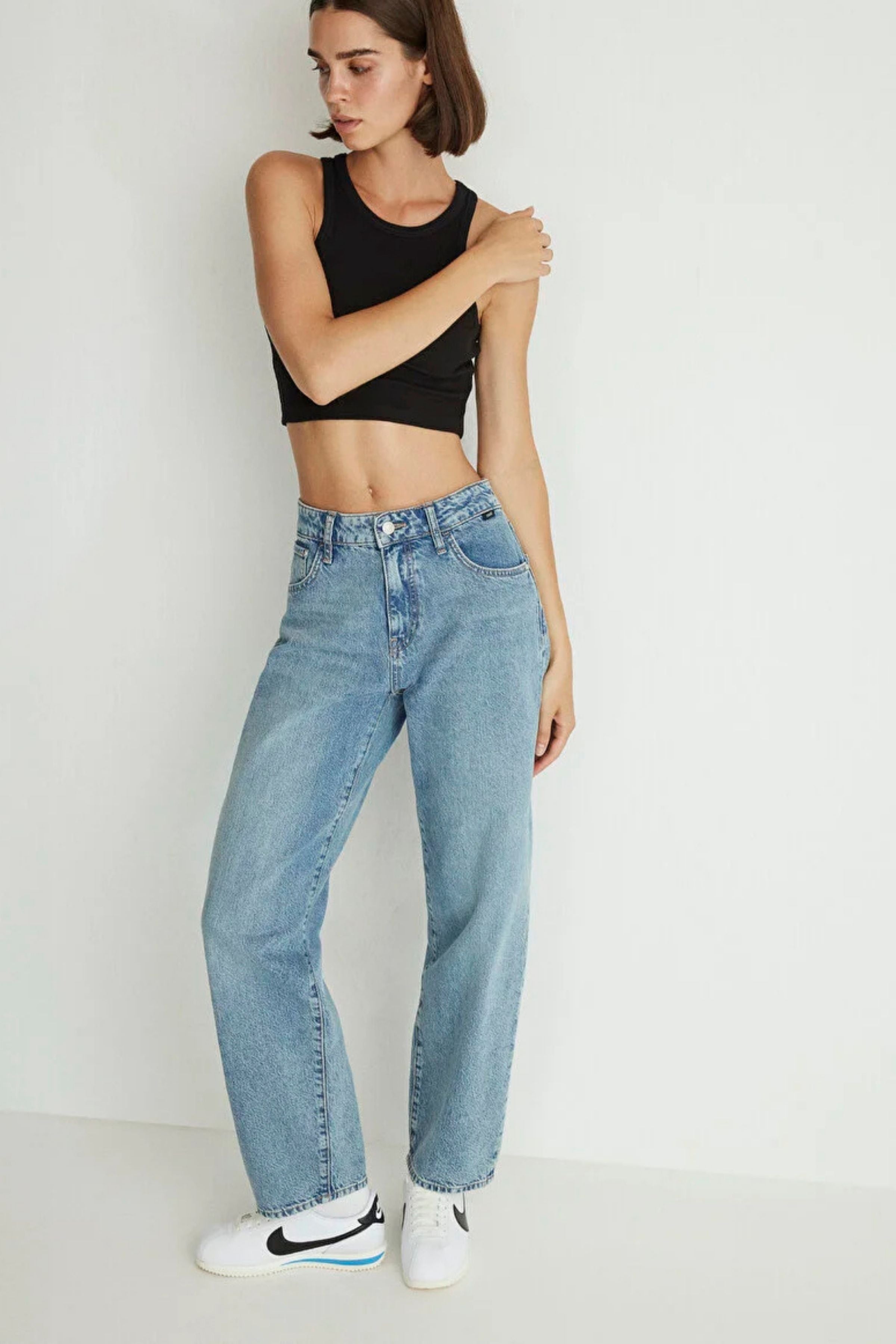 Mavi Leıla Mid Blue Kadın Jean Pantolon M1010600-87776
