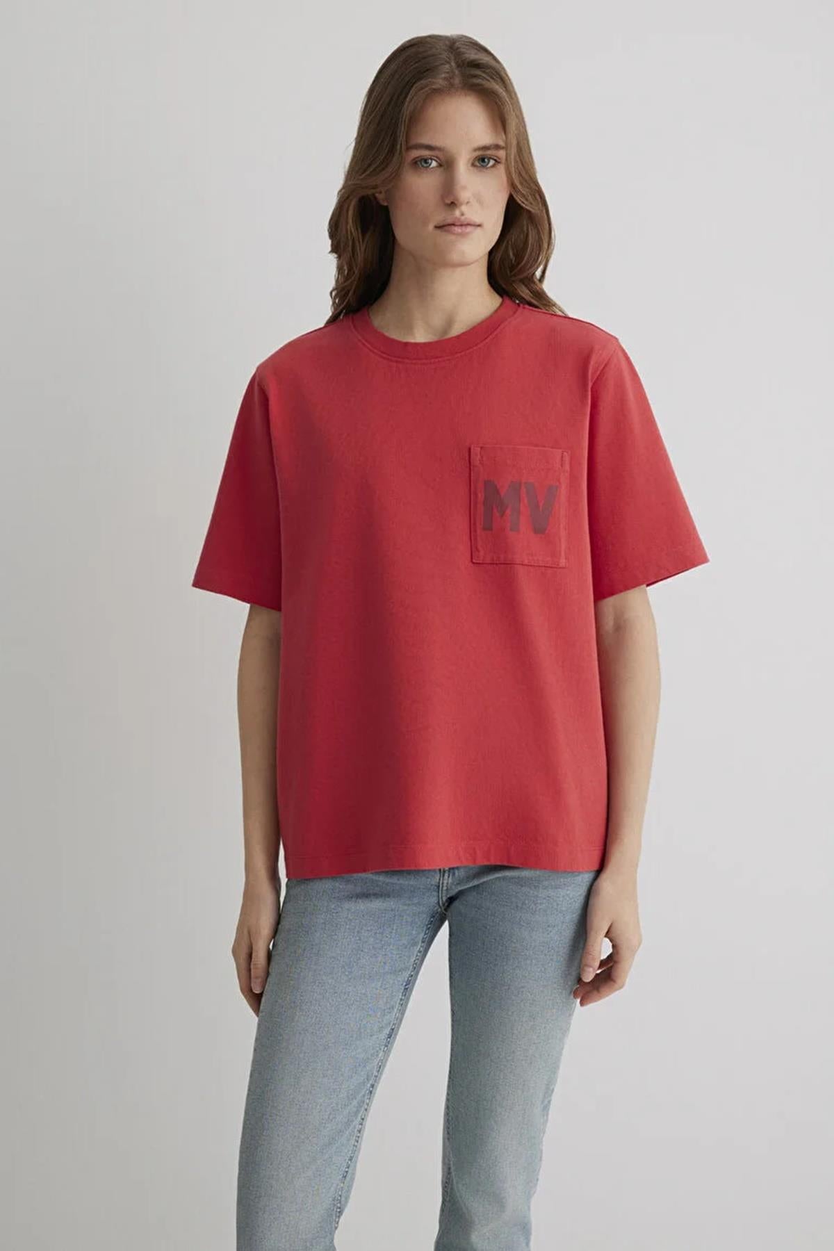 Mavi Mv Baskılı Kadın Tişört M1613152-7
