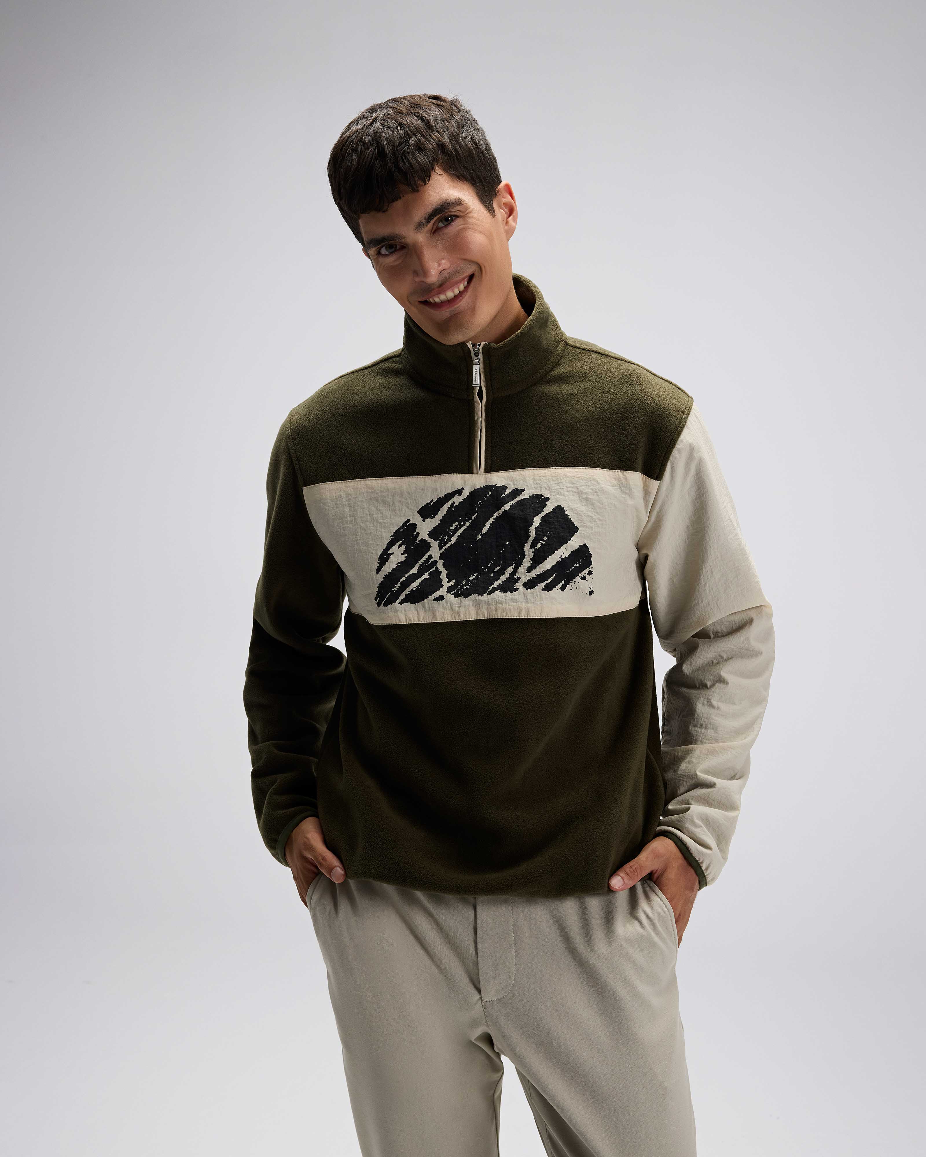 Ellesse Erkek Yarım Fermuarlı Sweat Em519-Kh