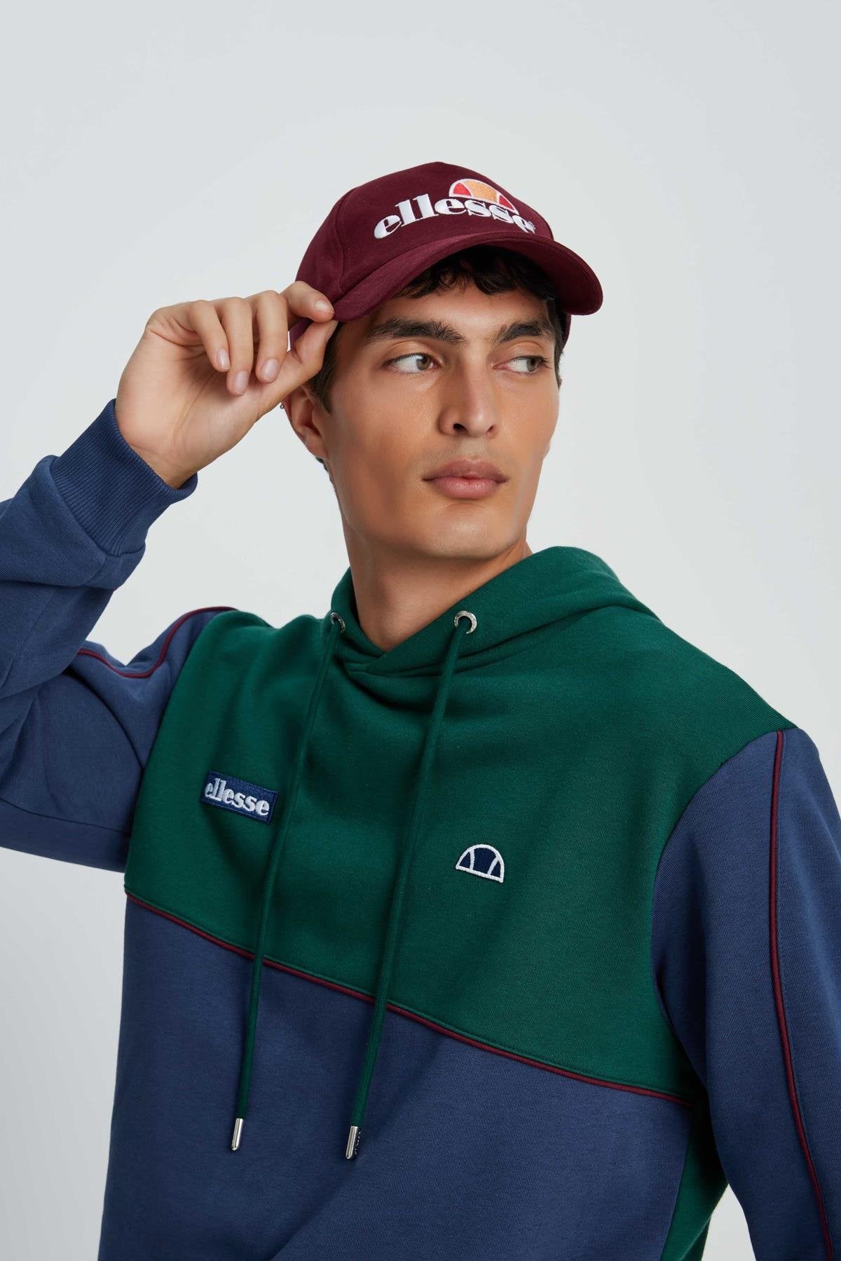 Ellesse Erkek Kapüşonlu Sweatshirt EM055-NV