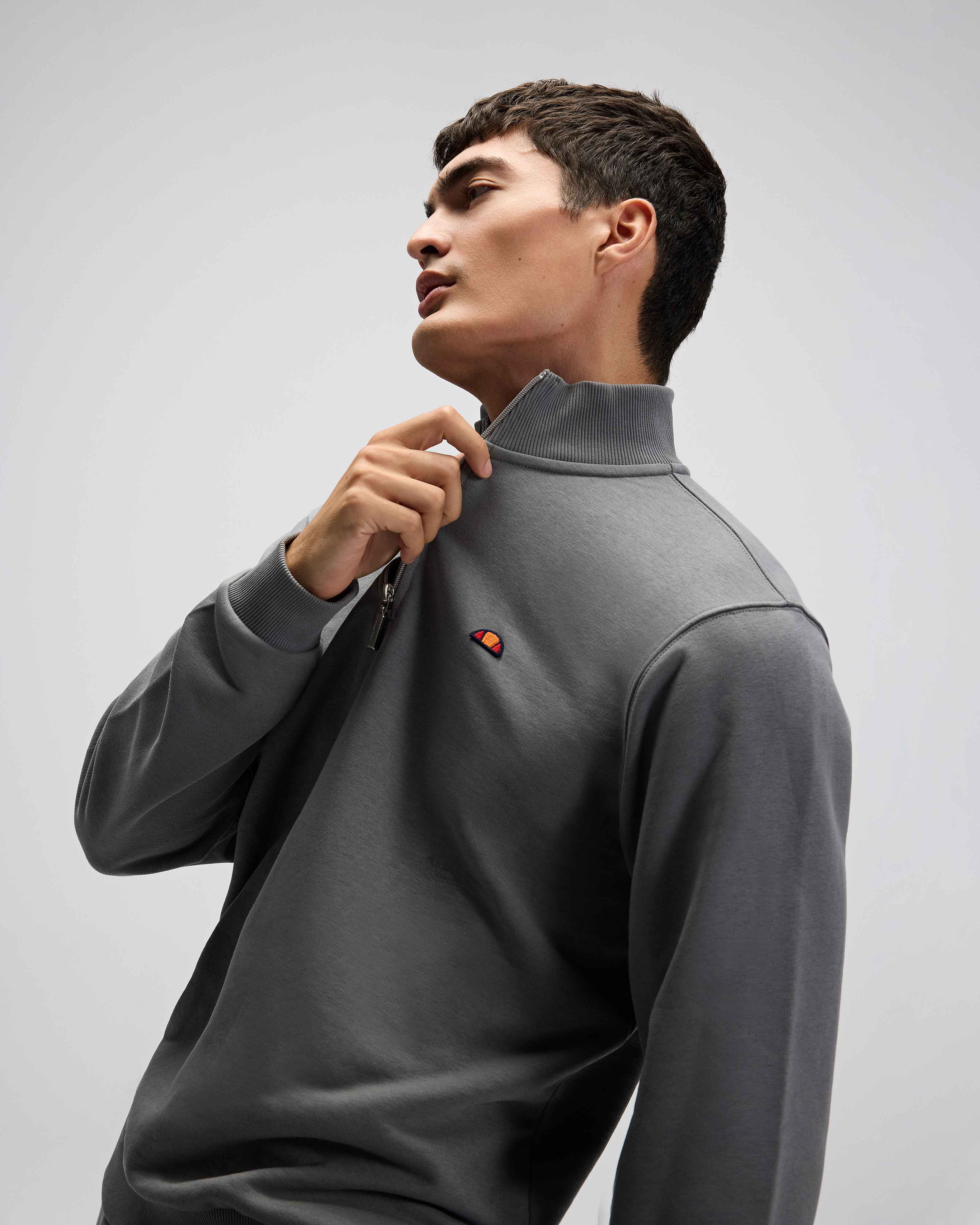 Ellesse Erkek Yarım Fermuarlı Sweat Em580-Ant