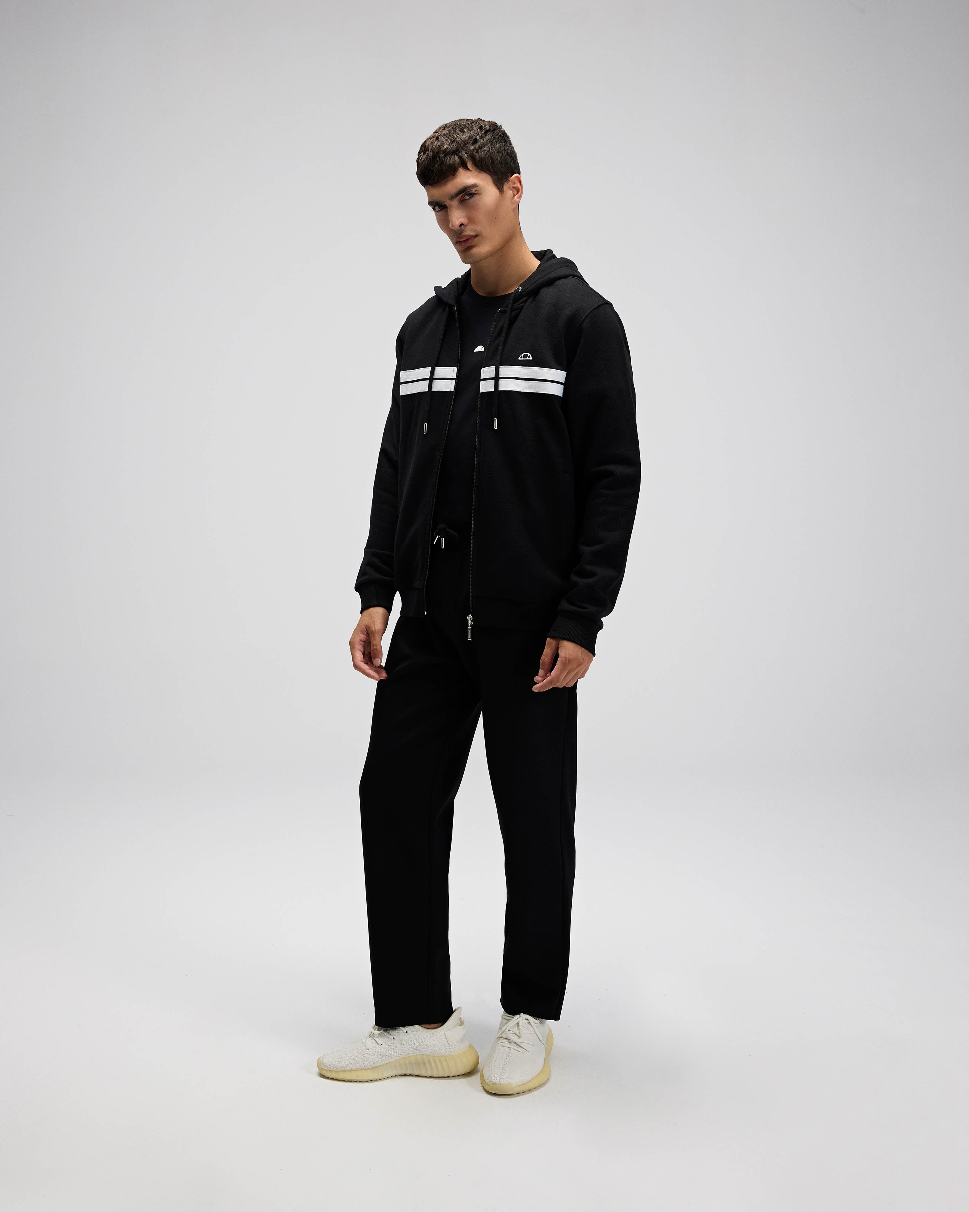 Ellesse Erkek Kapüşonlu Sweatshirt Em617-Bk