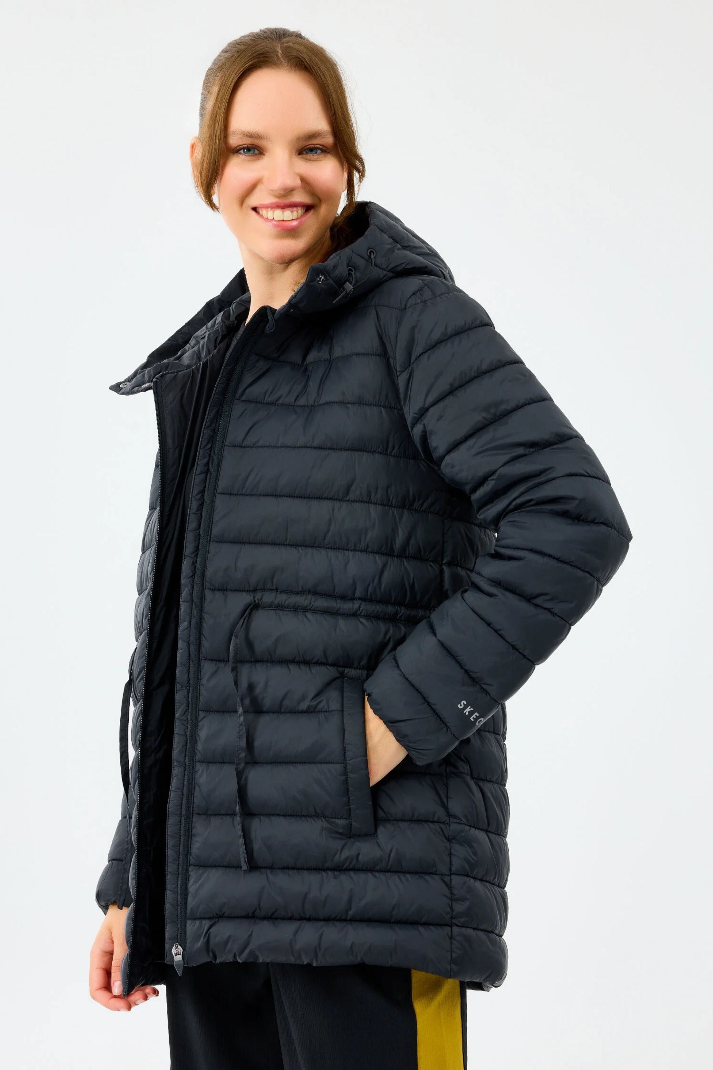 Skechers W Light Weight Quilted Jacket Kadın Mont S2520206-3817