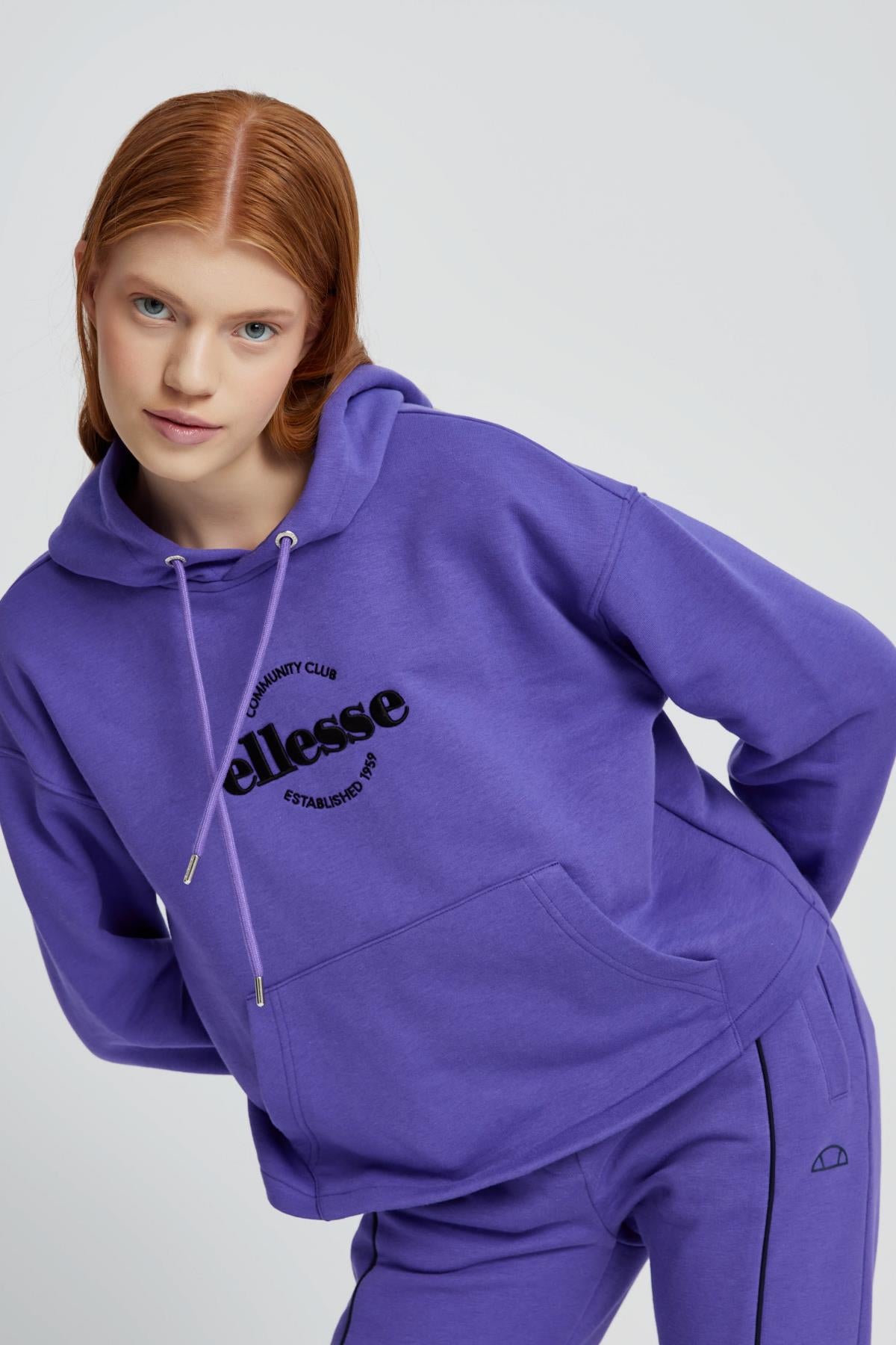 Ellesse Kadın Kapüşonlu Sweatshirt EF037-PR