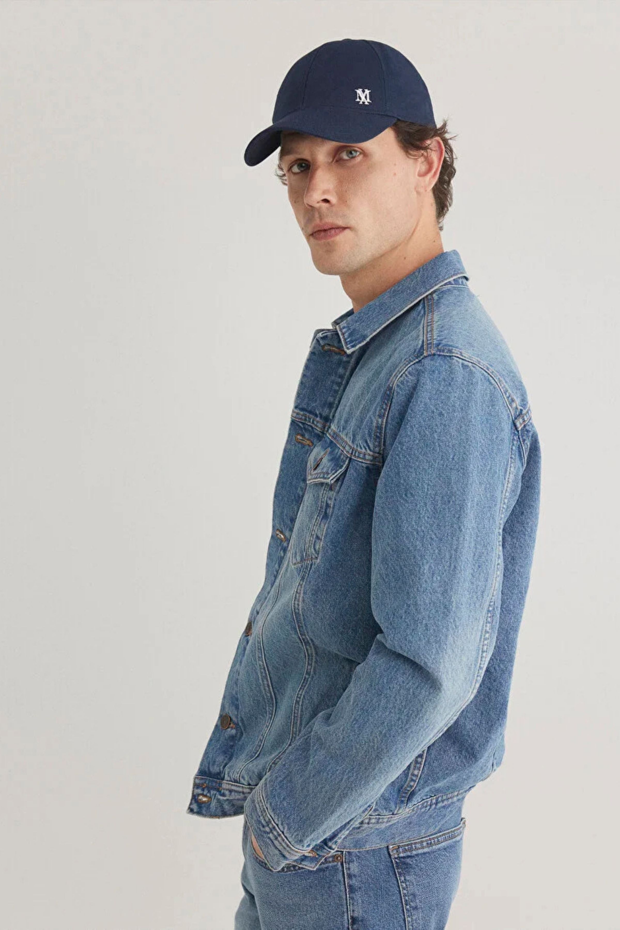 Mavi Drake Dark Foggy Classic Erkek Jean Ceket M010143-89136
