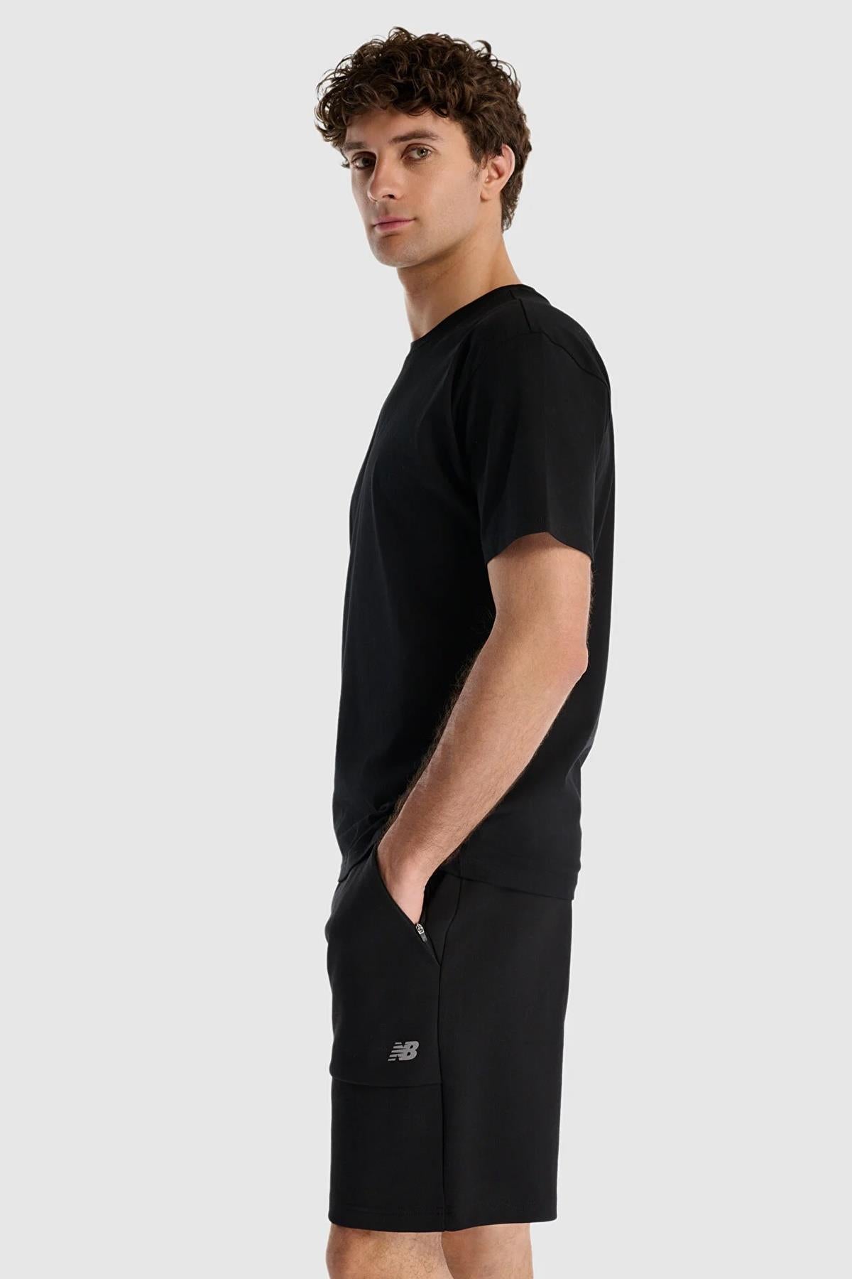 New Balance Nb Lifestyle Erkek Tişört Mnt1509-Bk