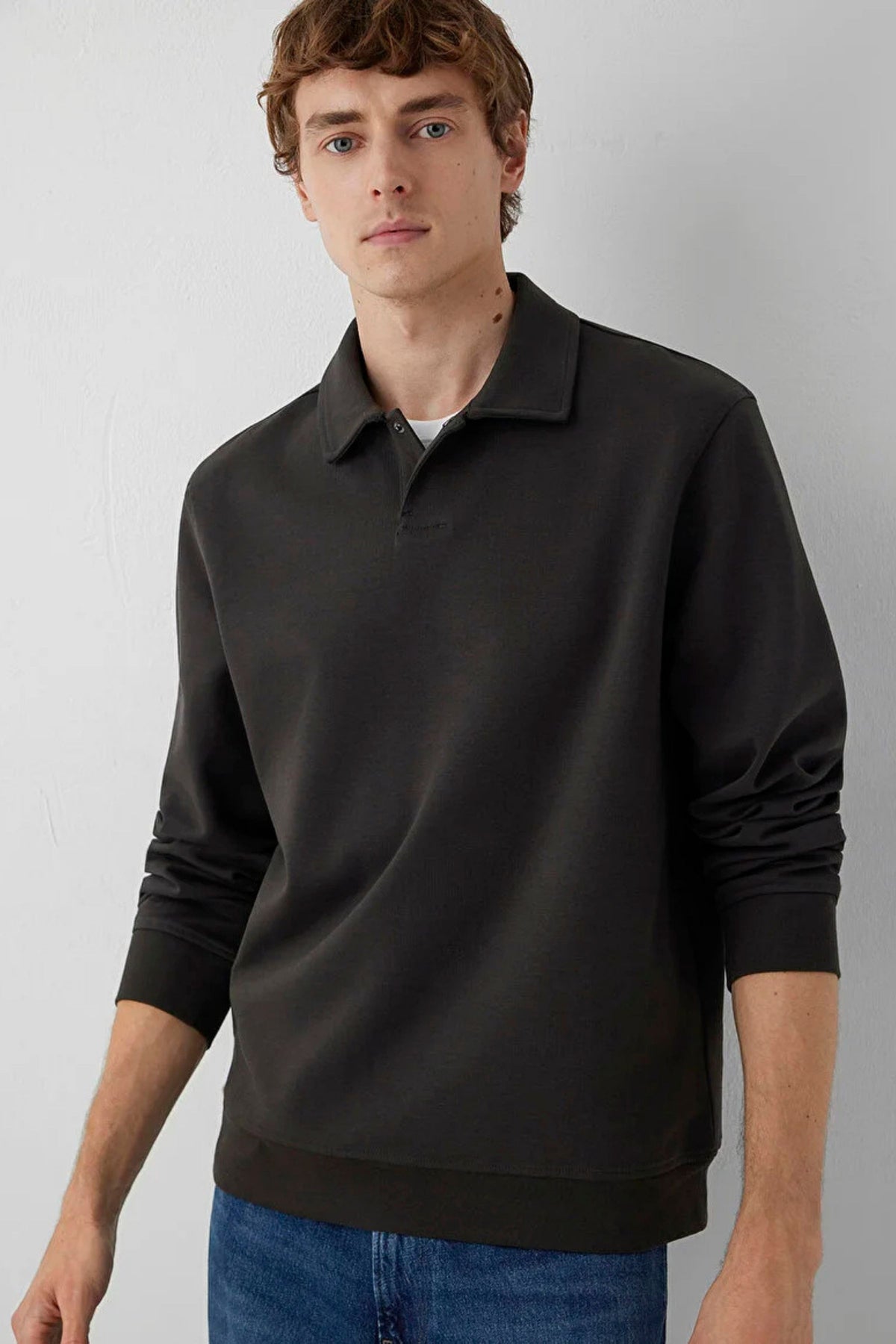 Mavi Polo Yaka Erkek Sweat M0S10631-90892