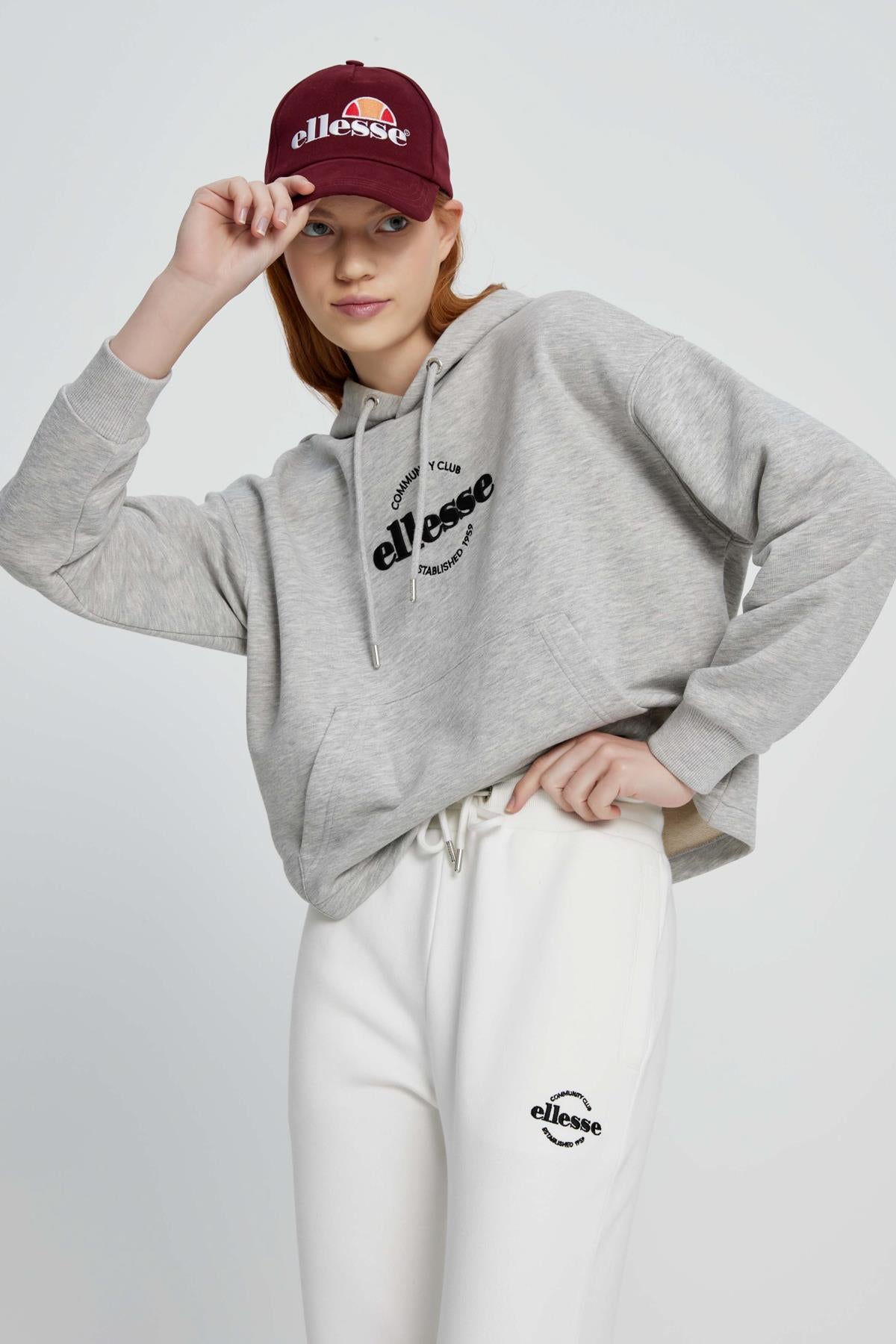 Ellesse Kadın Kapüşonlu Sweatshirt EF037-GR