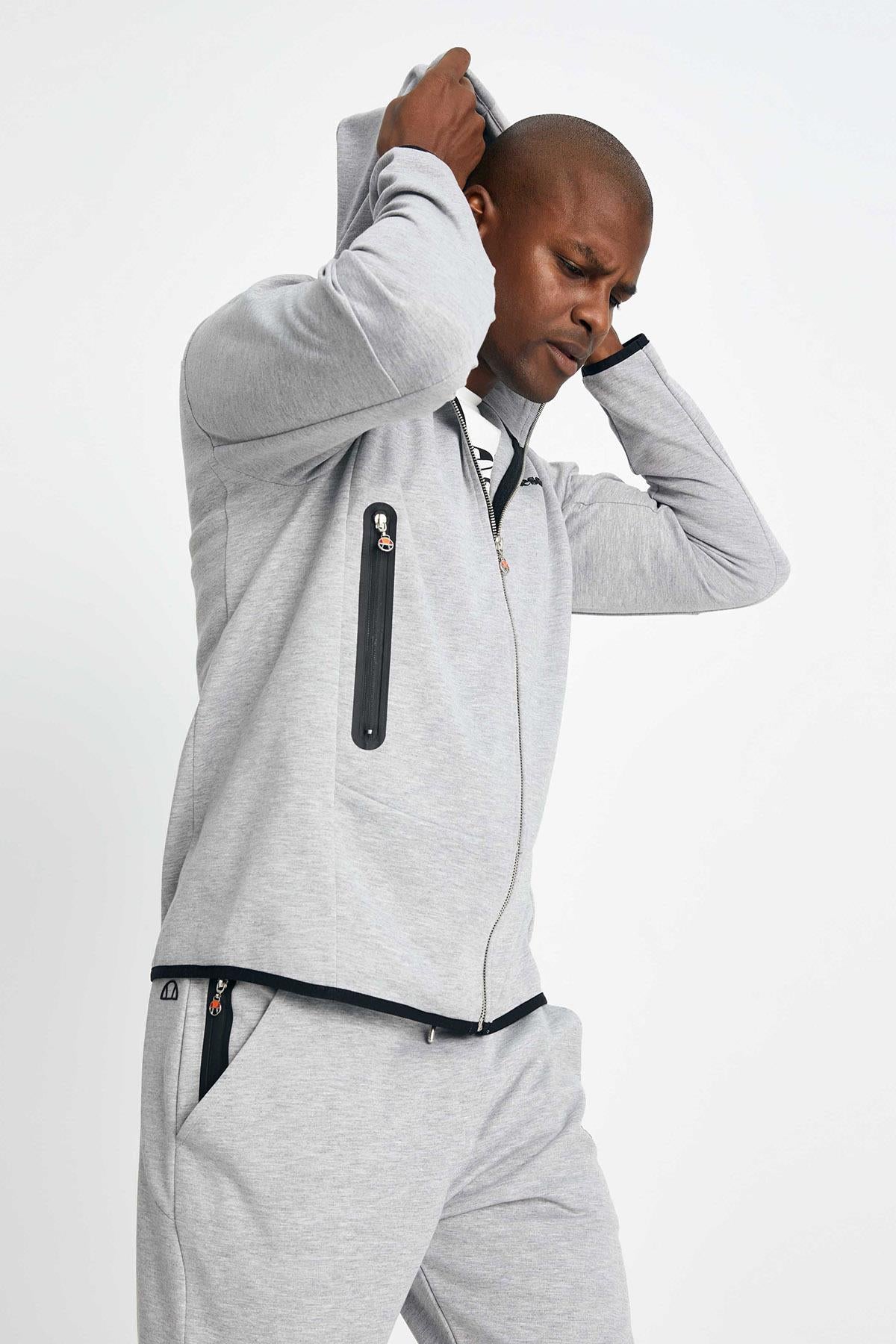 Ellesse Erkek Fermuarlı Sweat EM150-GR