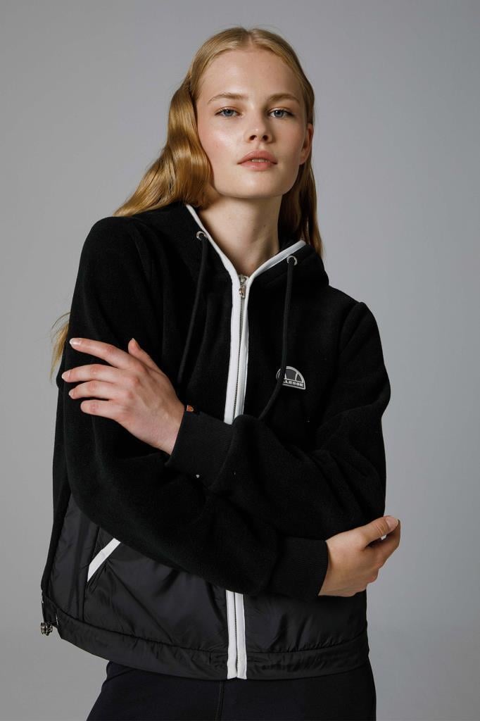Ellesse Fermuarlı Kapüşonlu Kadın Sweat EF188-BK