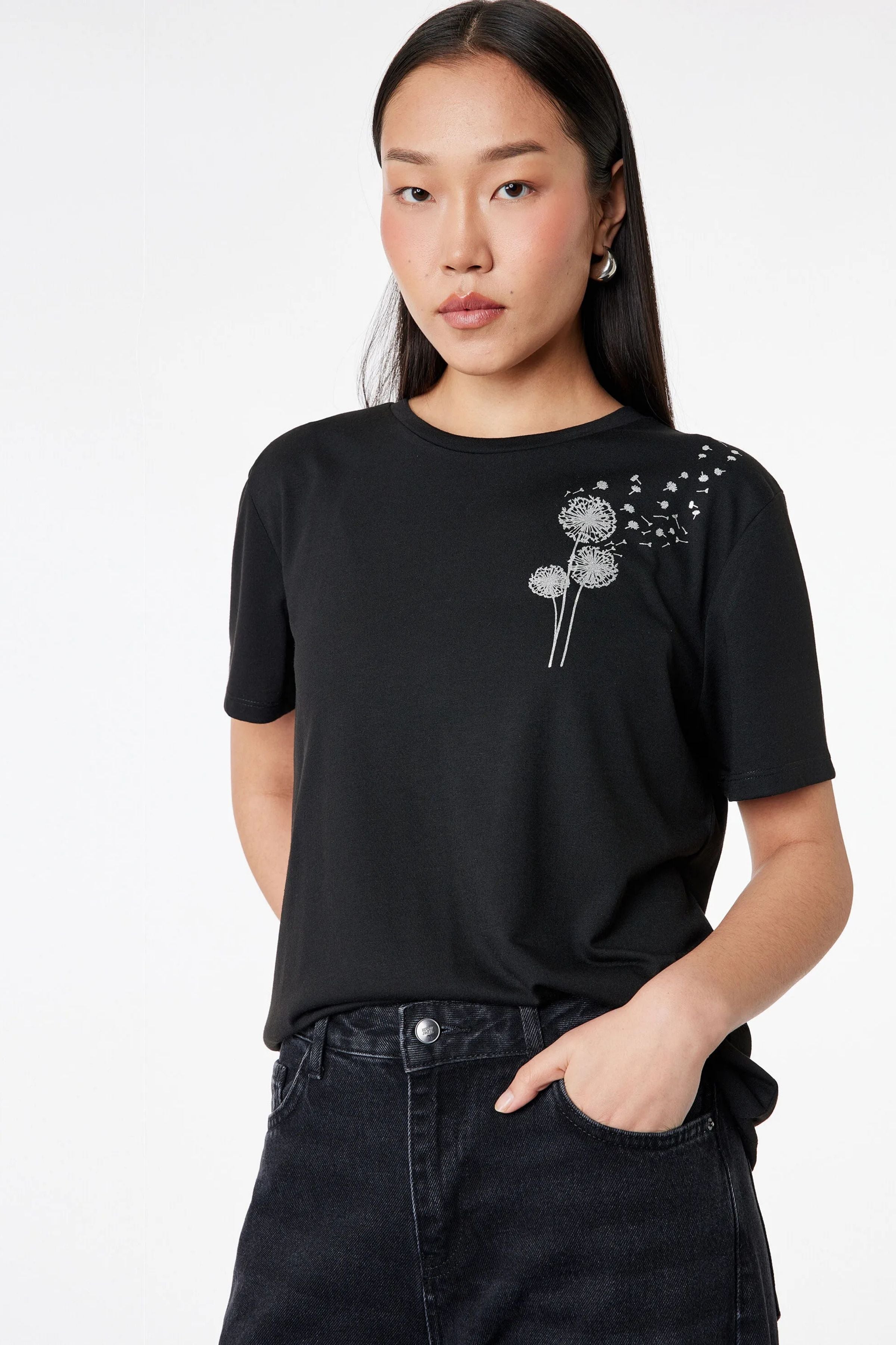 Koton Kadın Tişört 6SAK50136EK999