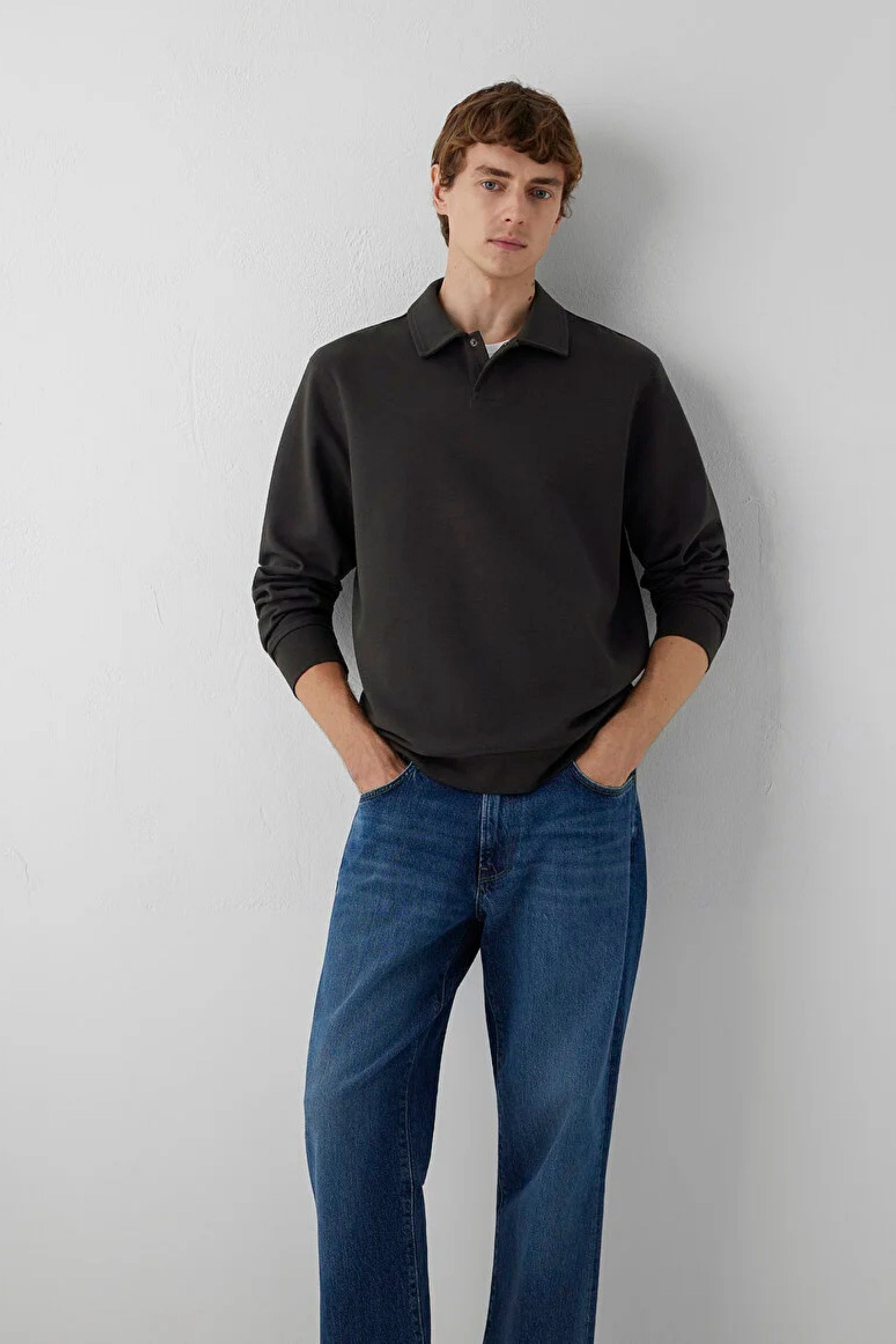 Mavi Polo Yaka Erkek Sweat M0S10631-90892