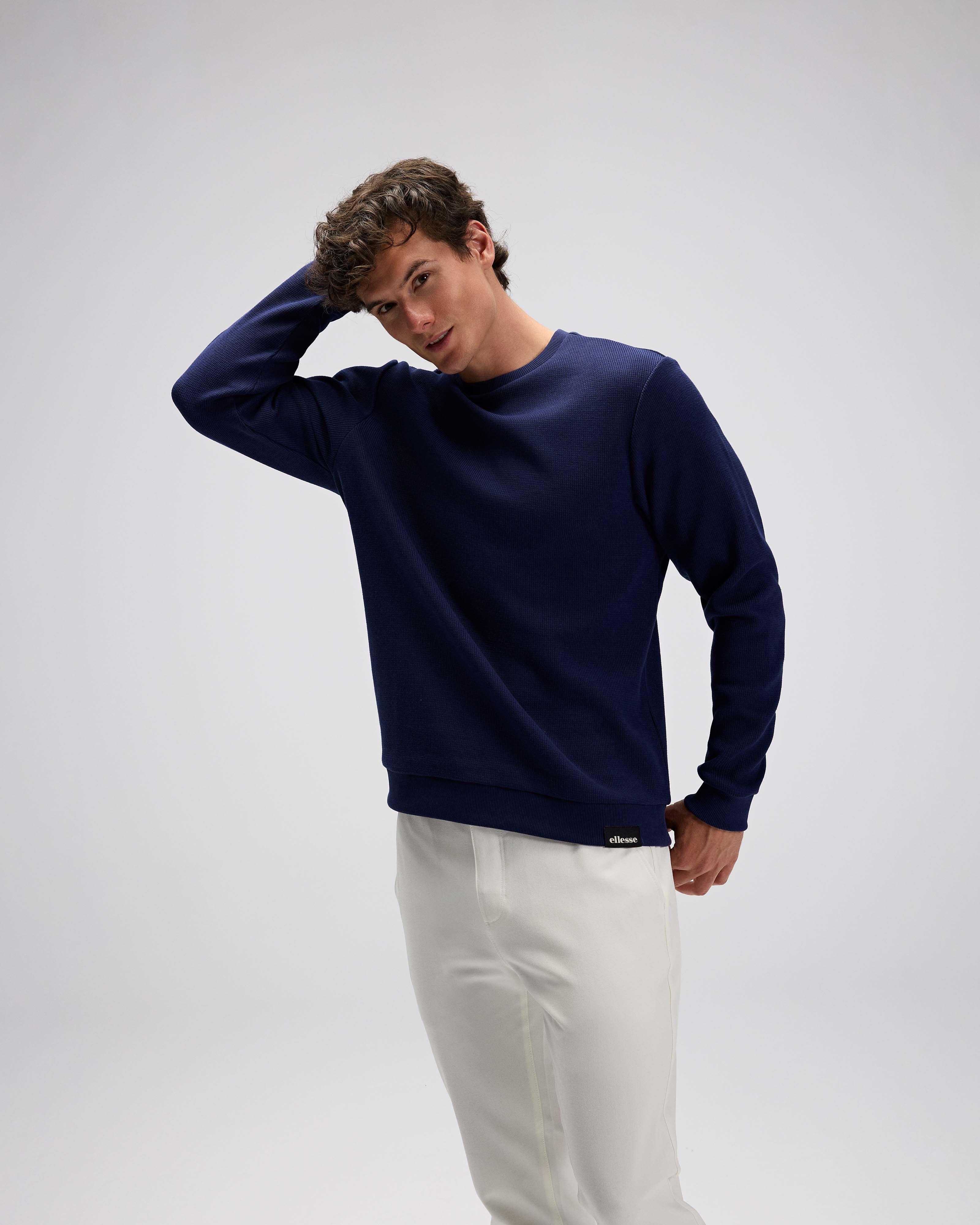 Ellesse Erkek Sweatshirt Em615-Nv