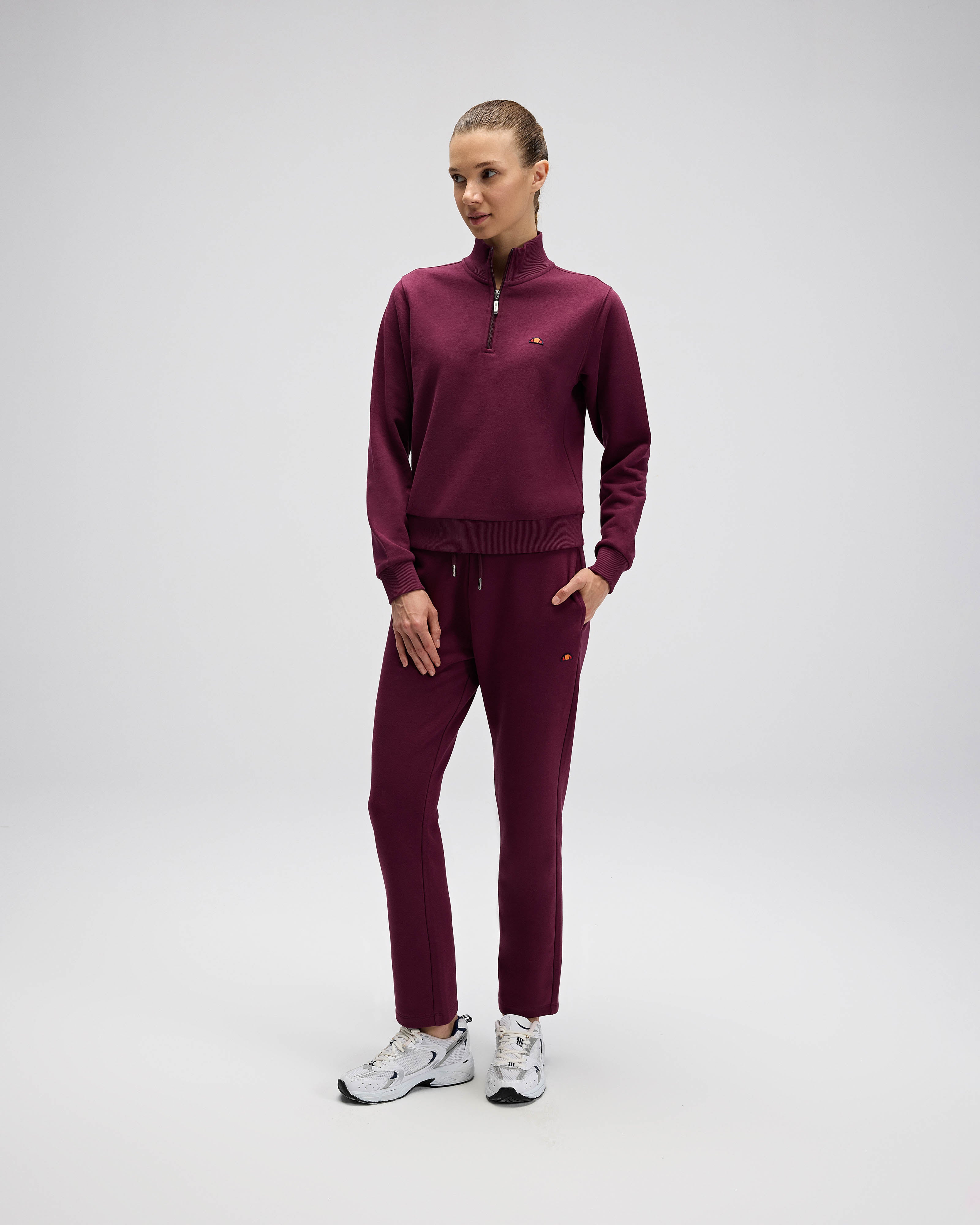 Ellesse Kadın Yarım Fermuarlı Sweat Ef557-Brd