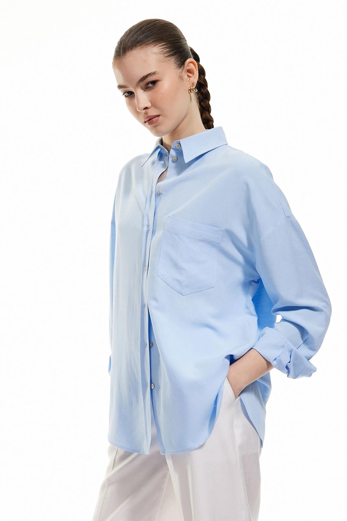 Koton Kadın Gömlek 5Sak60262Uw646