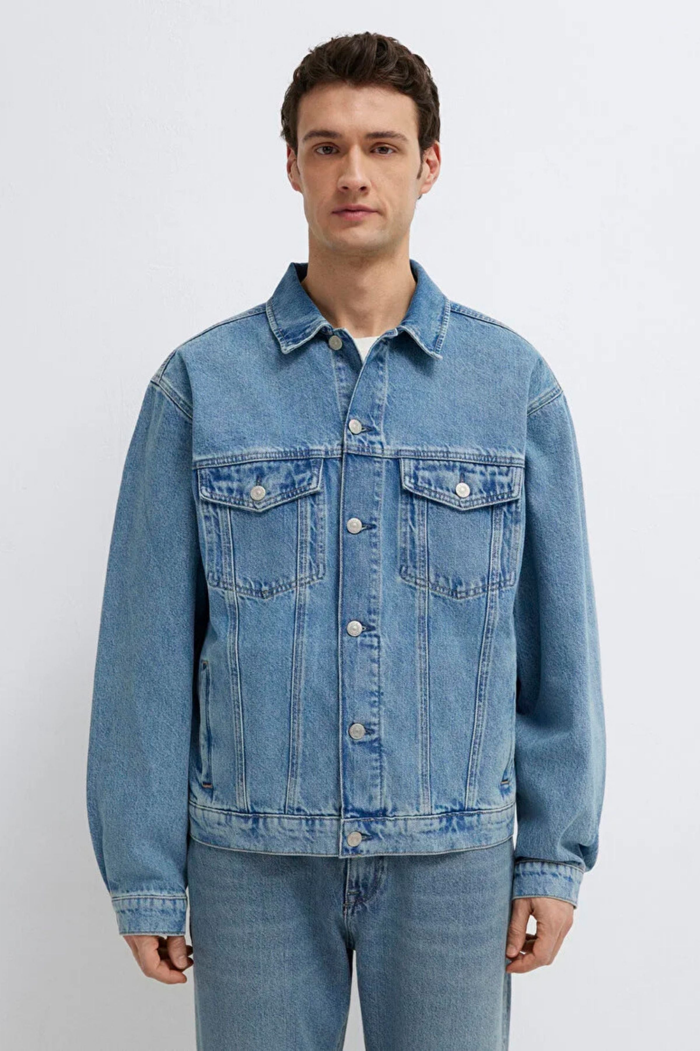 Mavi Ryan Dusty Lt Blue Erkek Jean Ceket M0110001-A2096