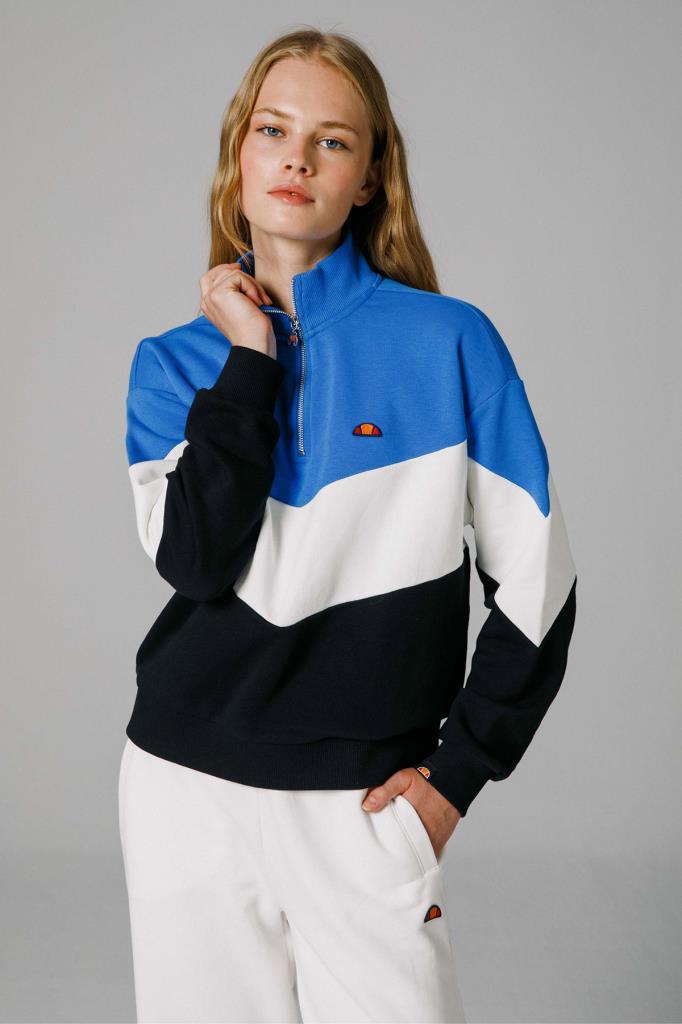 Ellesse Yarım Fermuarlı Kadın Sweat EF176-BK