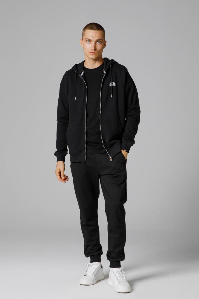 Ellesse Fermuarlı Kapüşonlu Erkek Sweat EM281-BK
