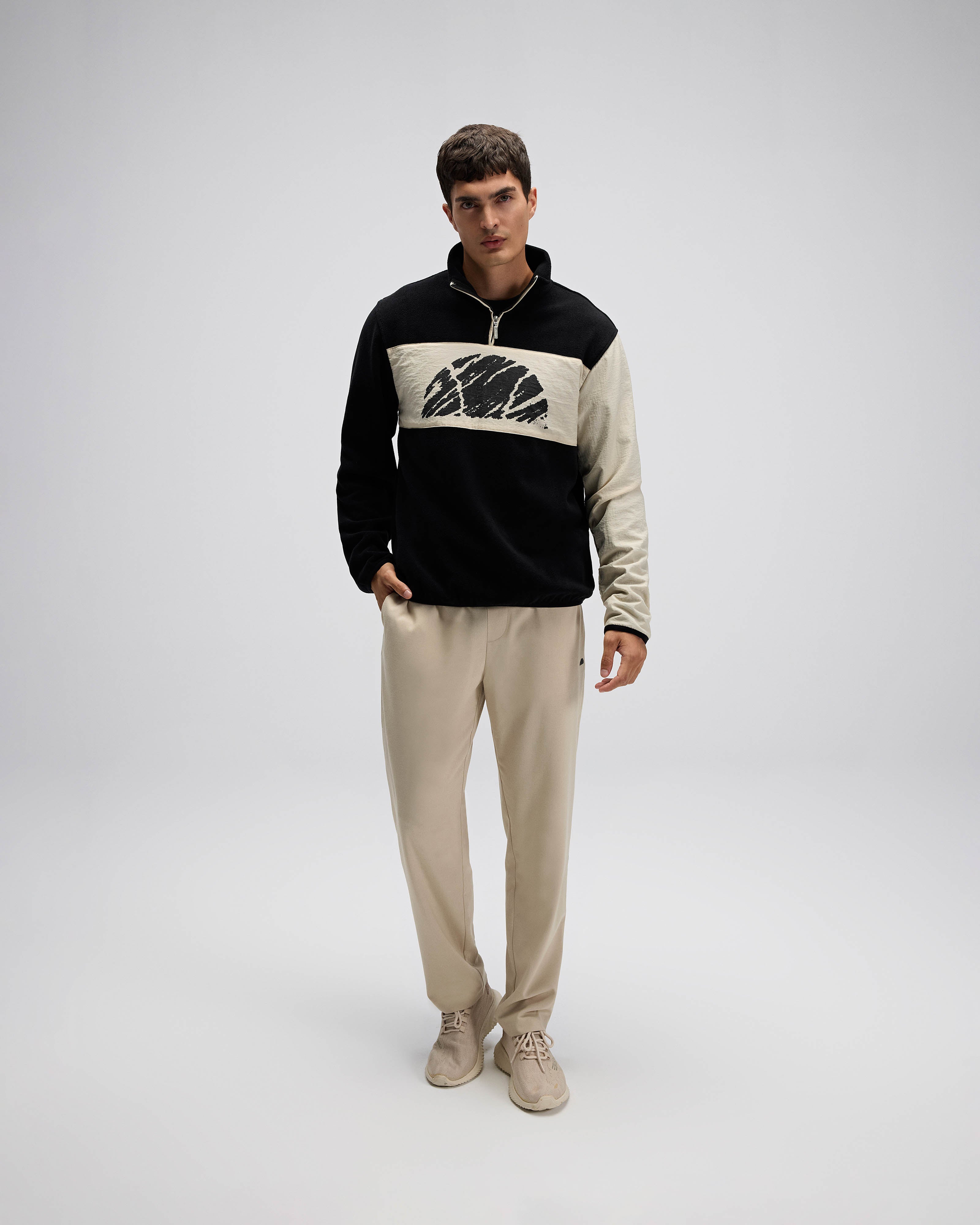 Ellesse Erkek Yarım Fermuarlı Sweat Em519-Bk