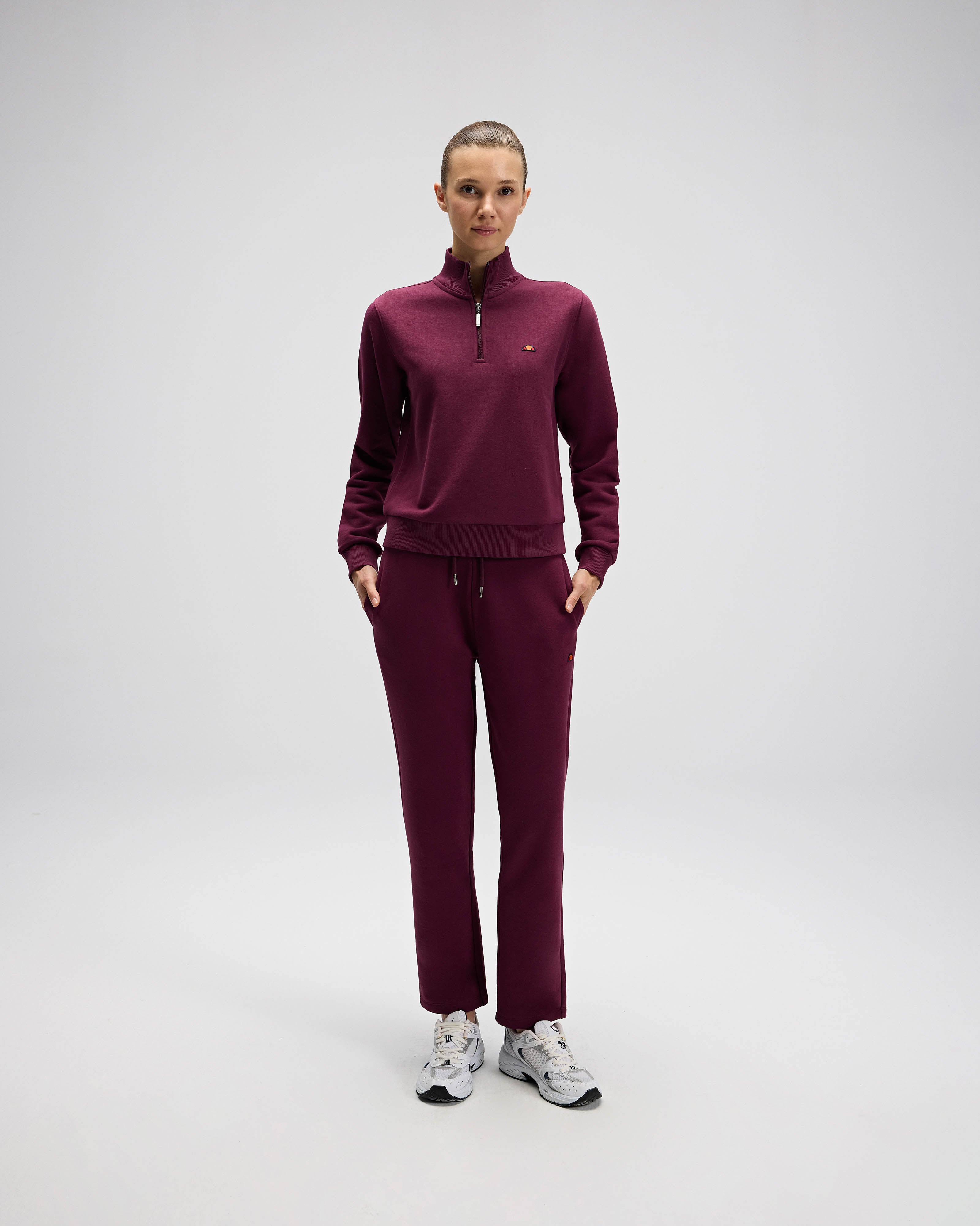 Ellesse Kadın Yarım Fermuarlı Sweat Ef557-Brd