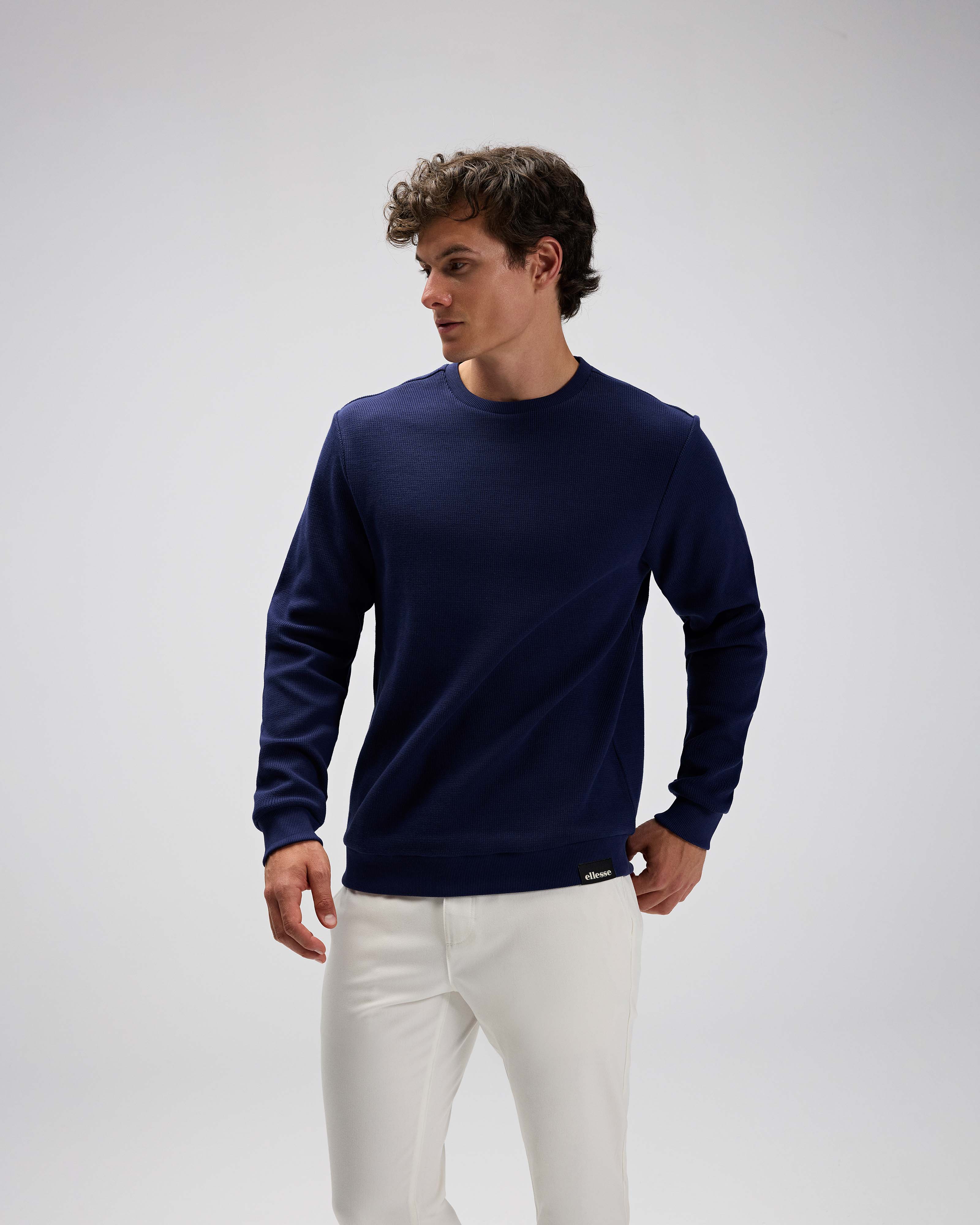 Ellesse Erkek Sweatshirt Em615-Nv