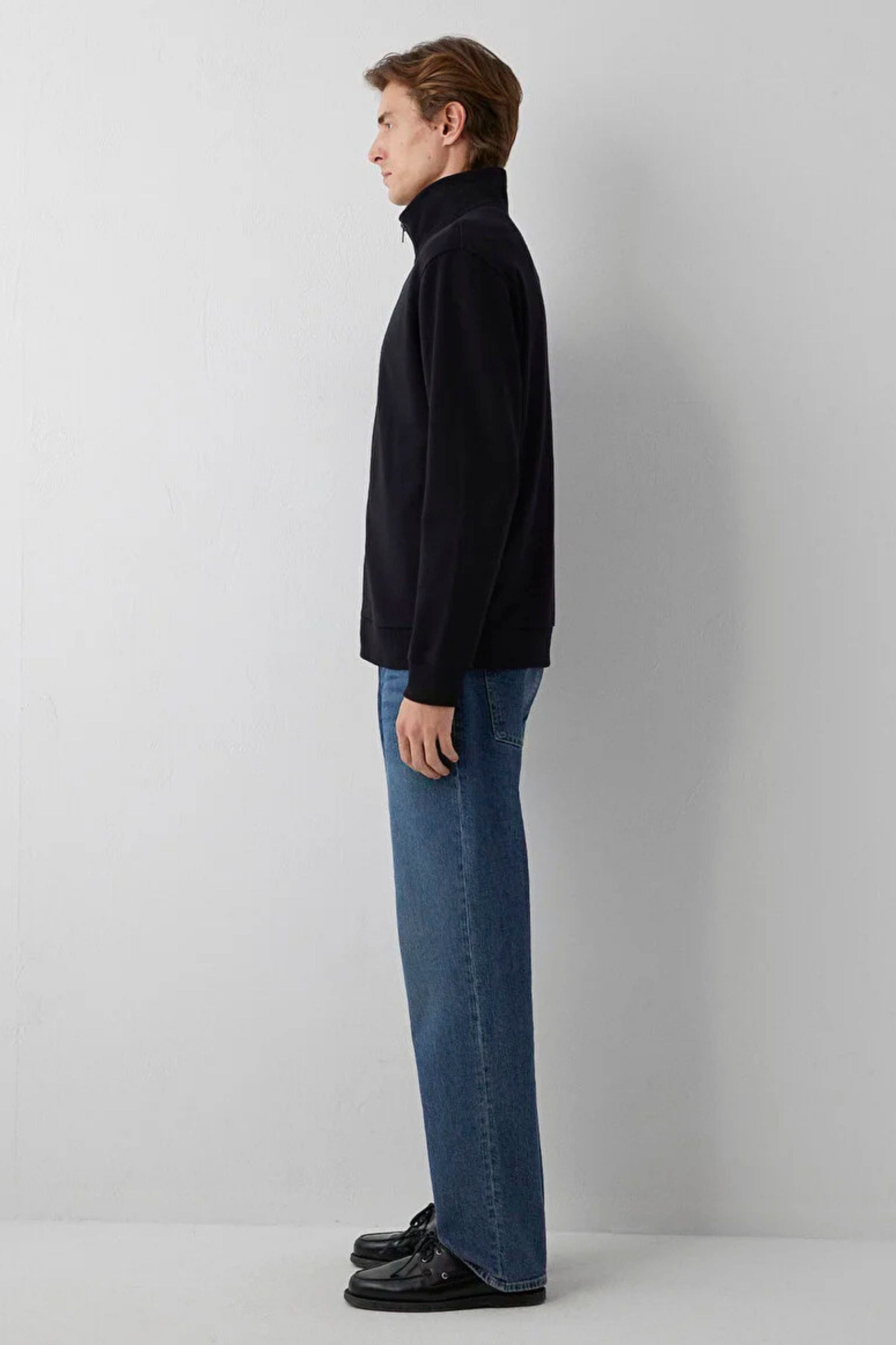 Mavi Fermuarlı Erkek Sweat M0S10653-900